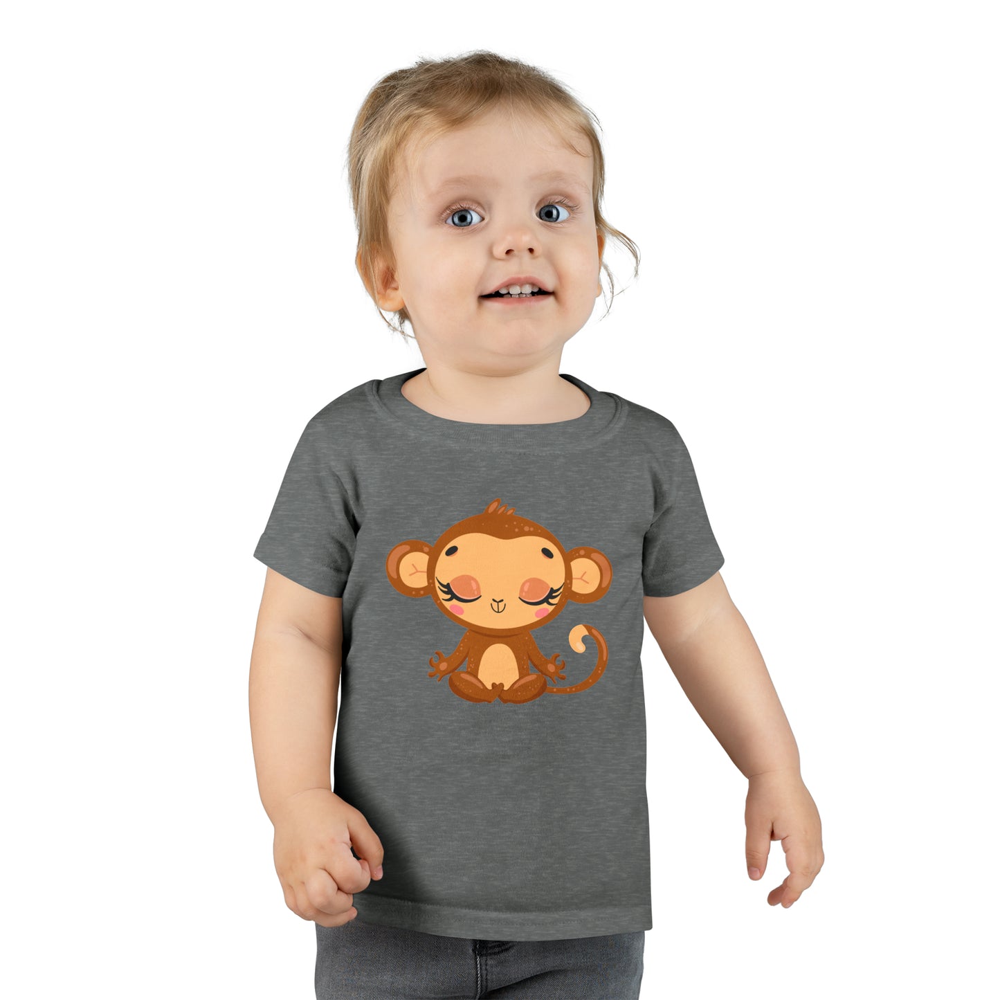 Baby Monkey Yoga Toddler T-shirt