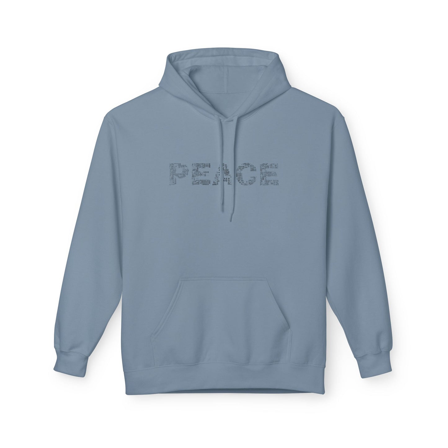 Peace/Om Unisex Midweight Softstyle Fleece Hoodie