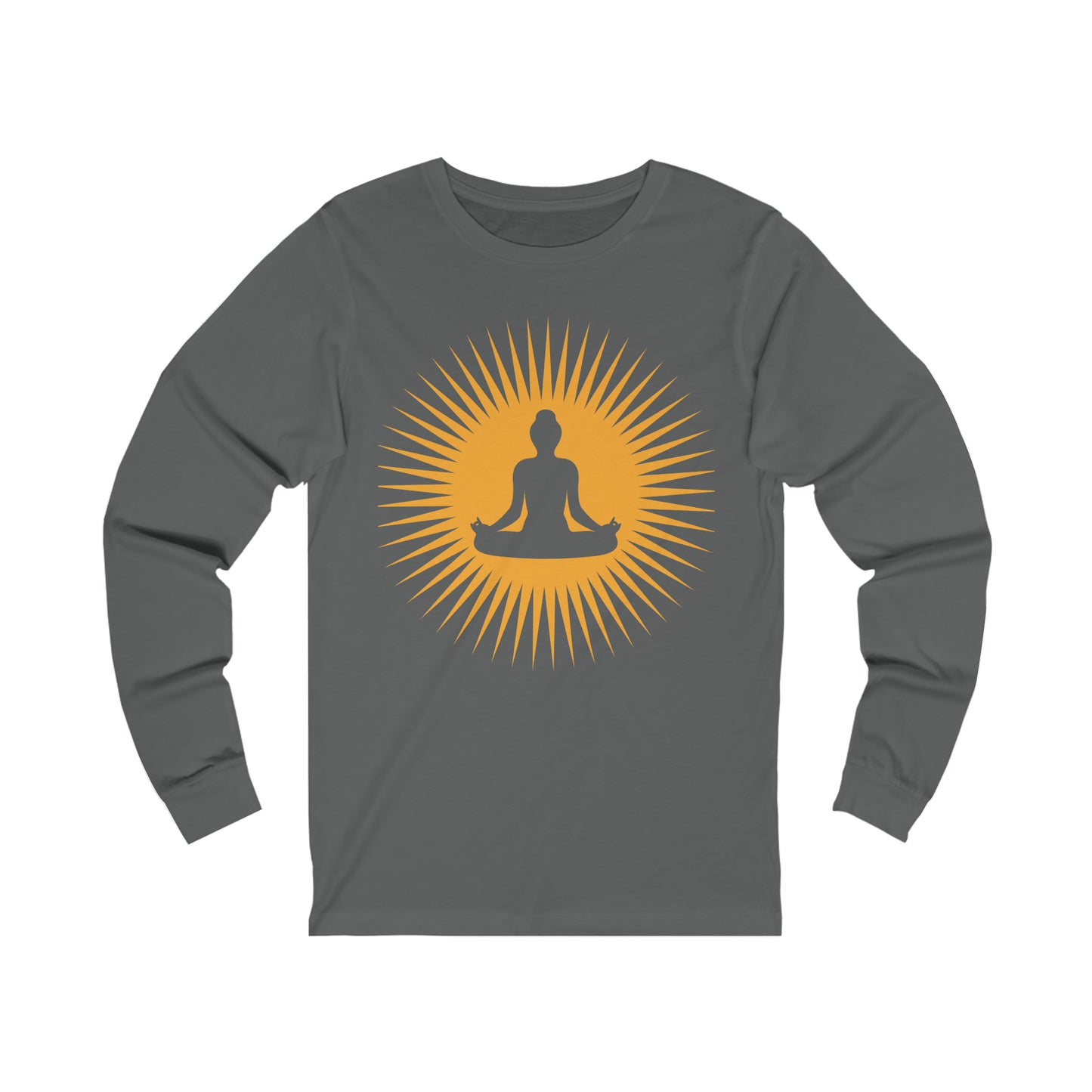 Illuminating Buddha Unisex Jersey Long Sleeve Tee