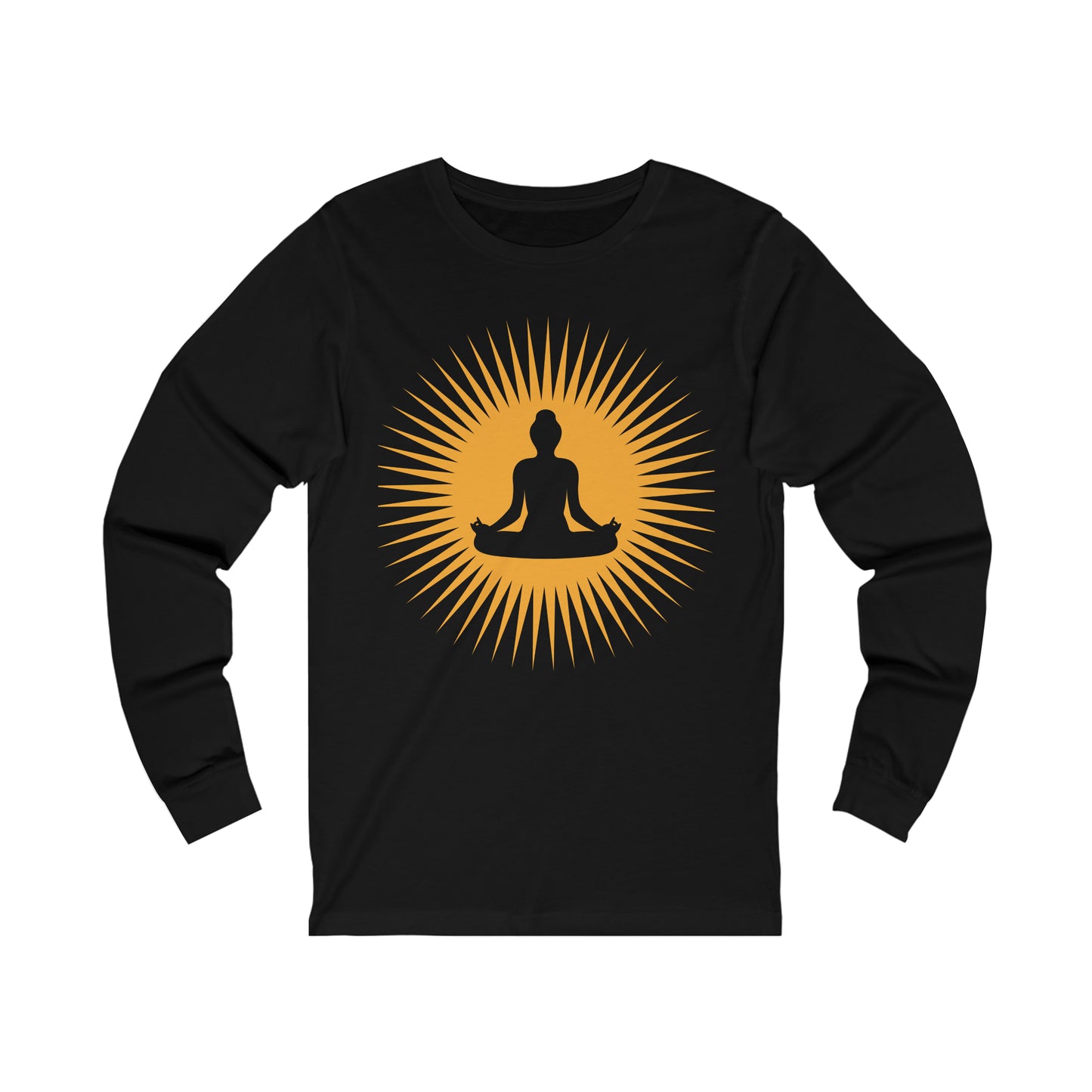 Illuminating Buddha Unisex Jersey Long Sleeve Tee