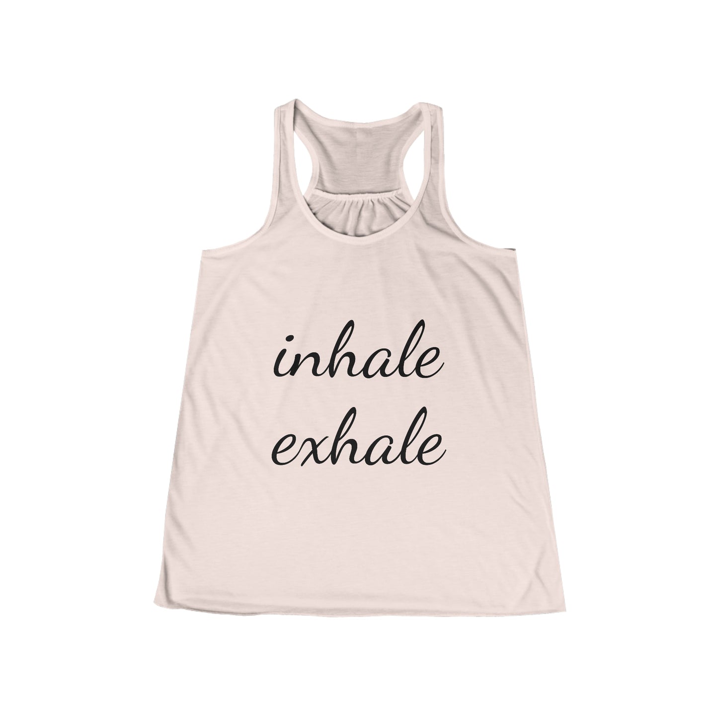 Inhale/Exhale  Flowy Racerback Tank