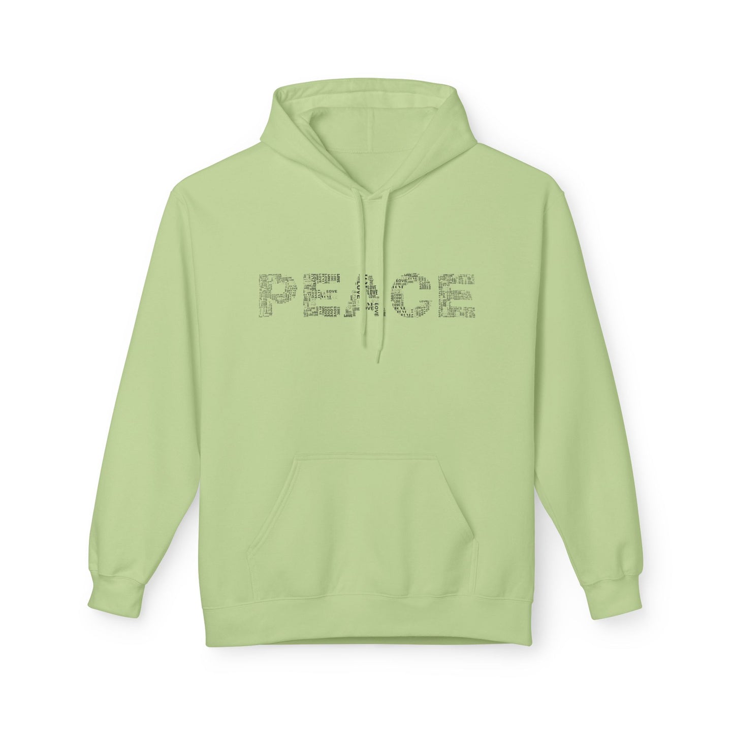 Peace/Om Unisex Midweight Softstyle Fleece Hoodie