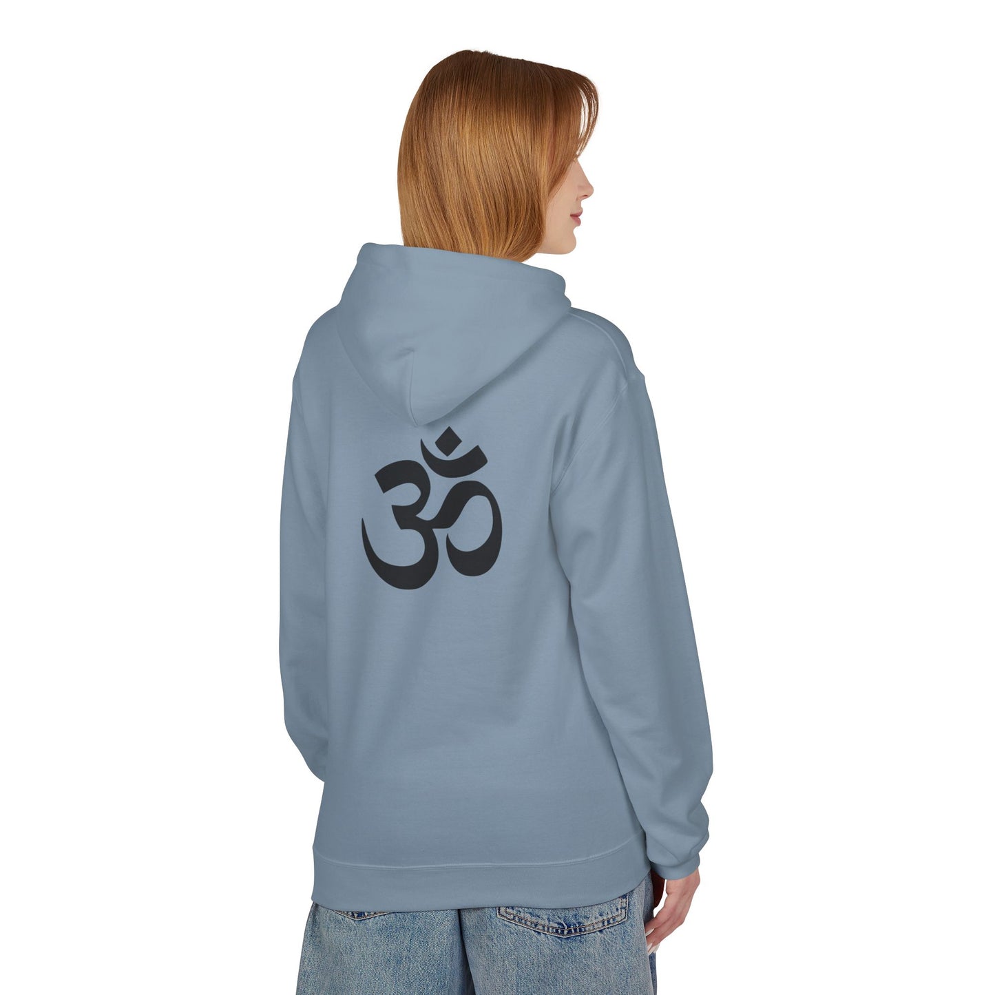 Peace/Om Unisex Midweight Softstyle Fleece Hoodie