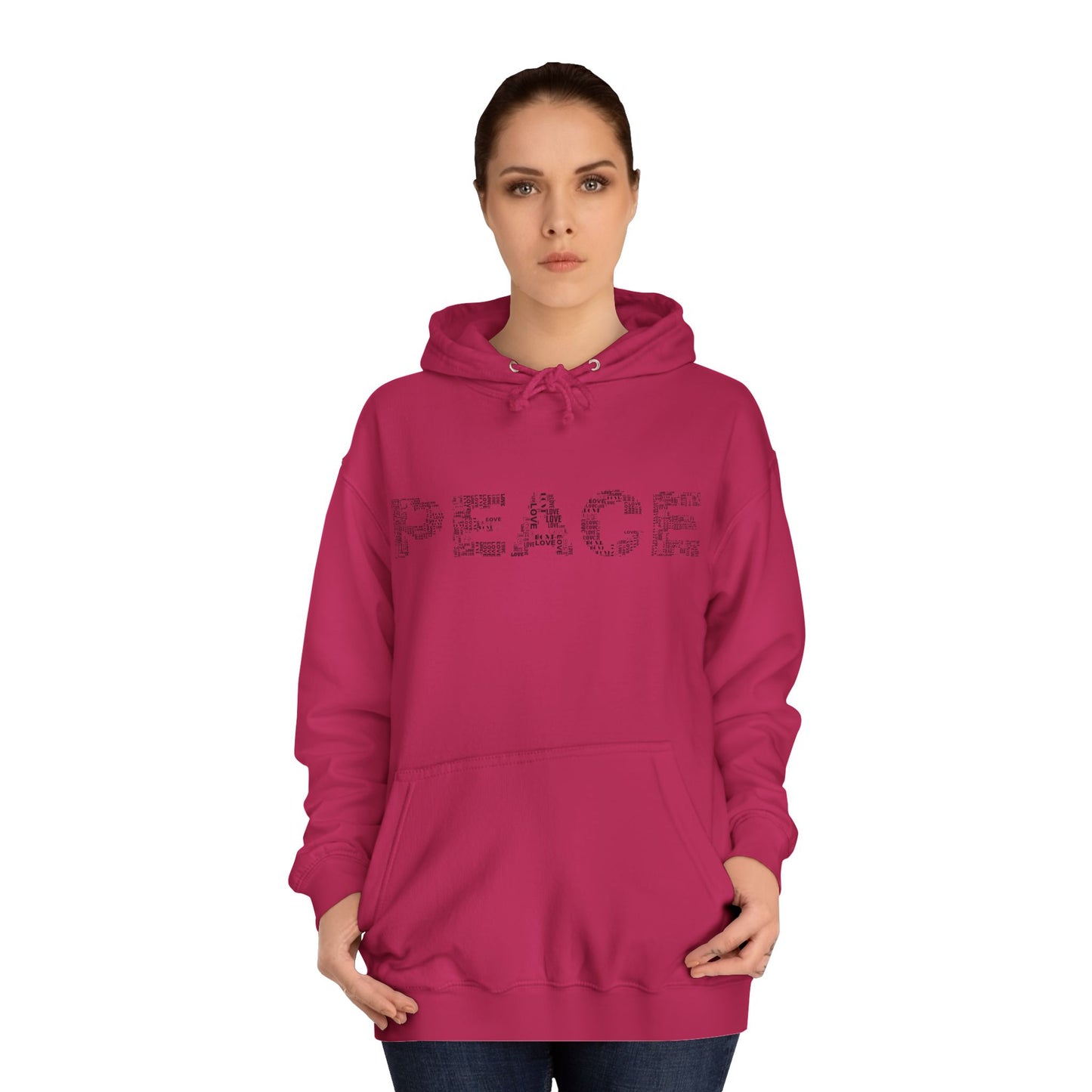Peace Unisex College Hoodie