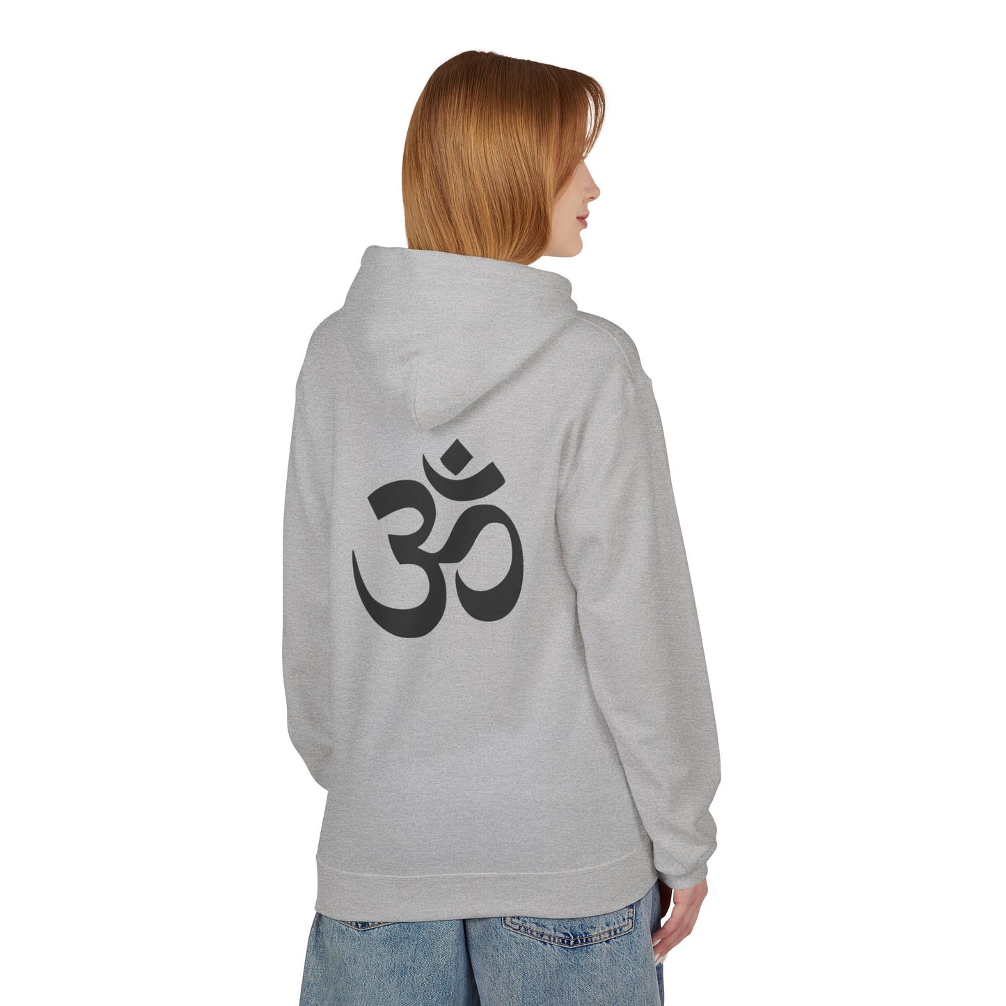Peace/Om Unisex Midweight Softstyle Fleece Hoodie