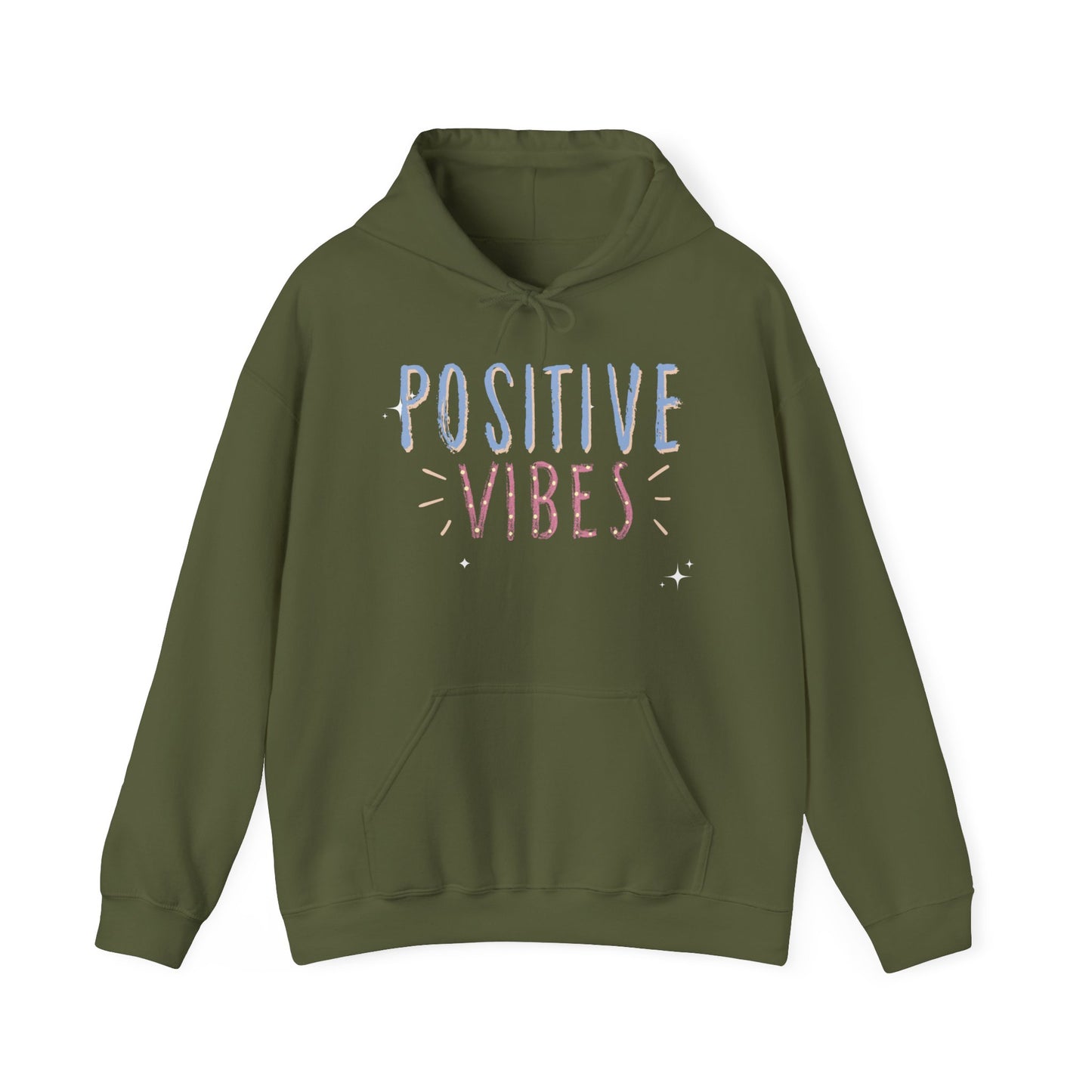 Positive Vibes Unisex Hooded Sweatshirt