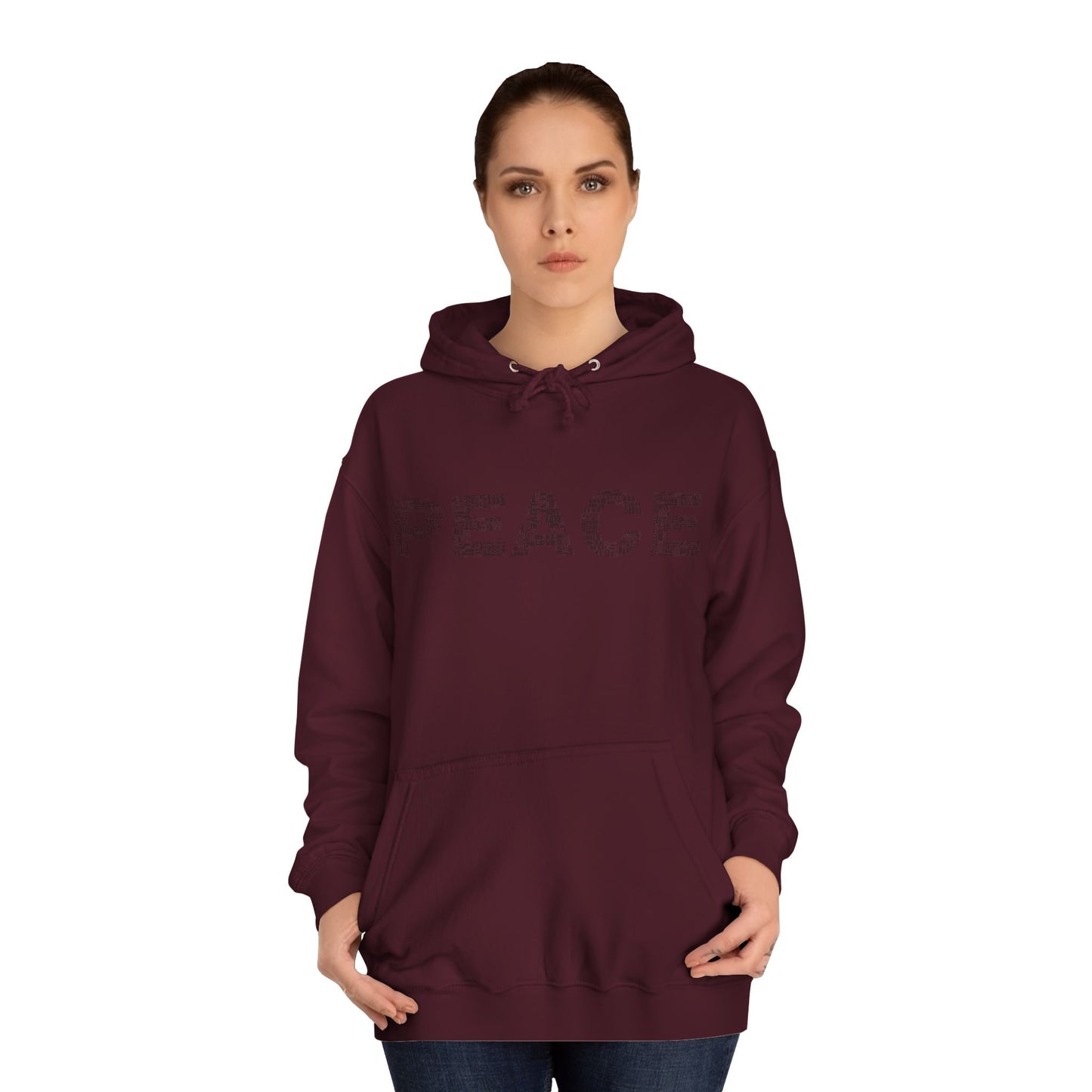 Peace Unisex College Hoodie