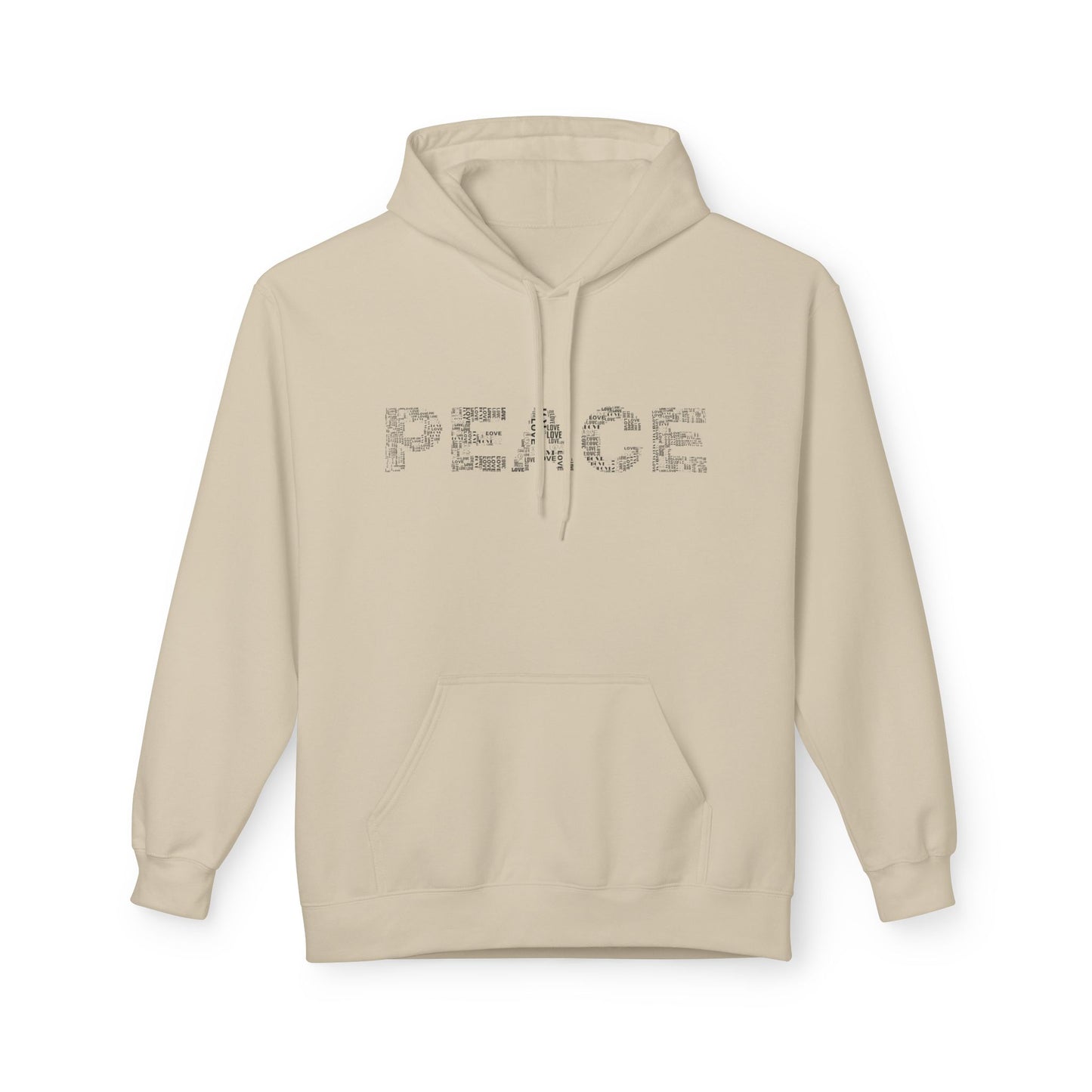 Peace/Om Unisex Midweight Softstyle Fleece Hoodie