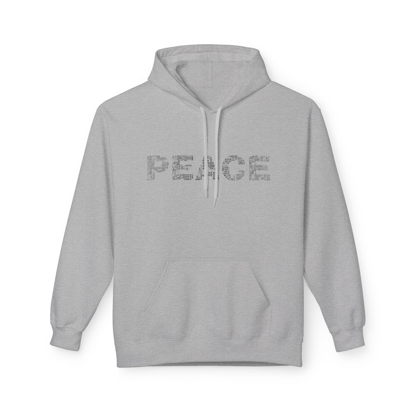Peace/OmUnisex Midweight Softstyle Fleece Hoodie