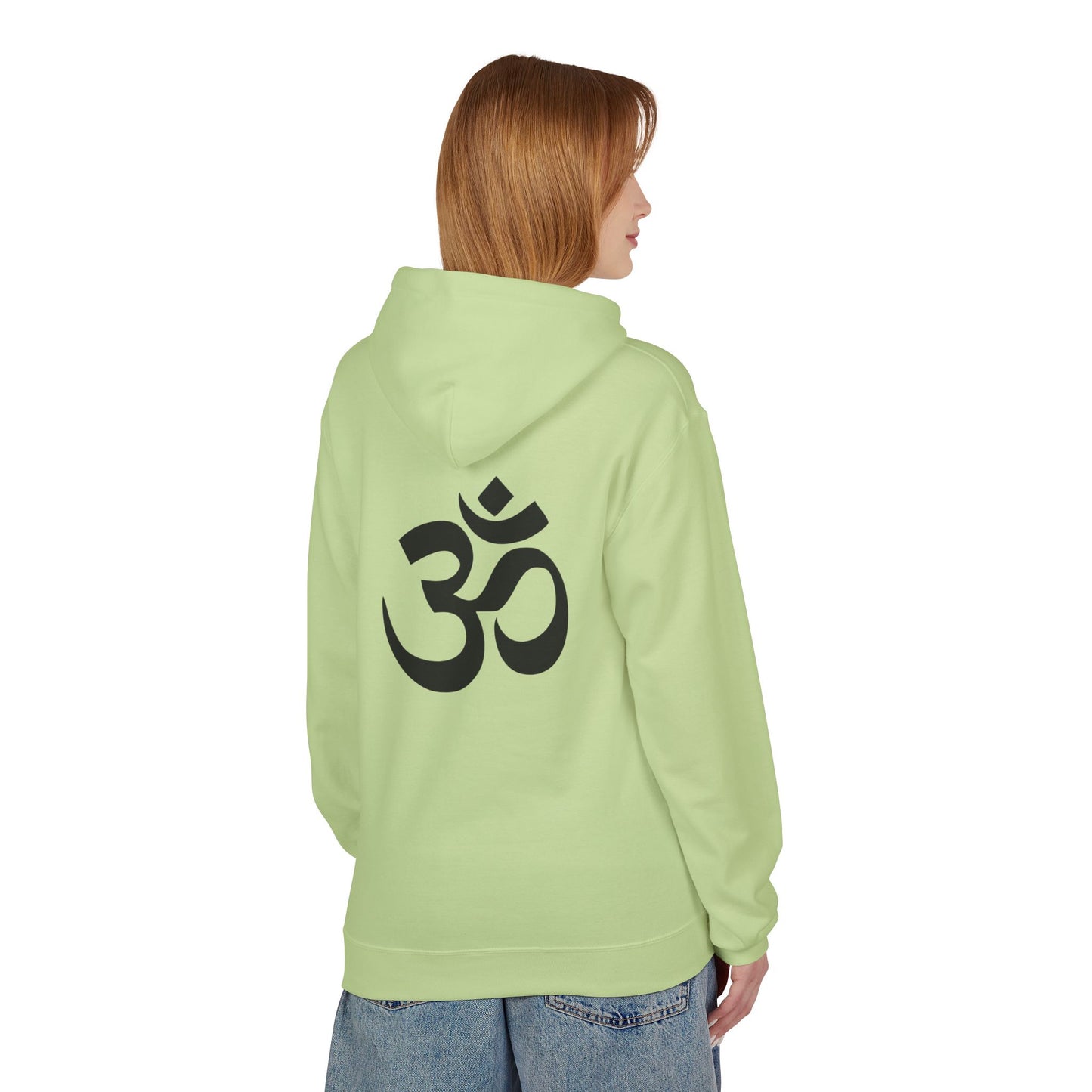 Peace/Om Unisex Midweight Softstyle Fleece Hoodie