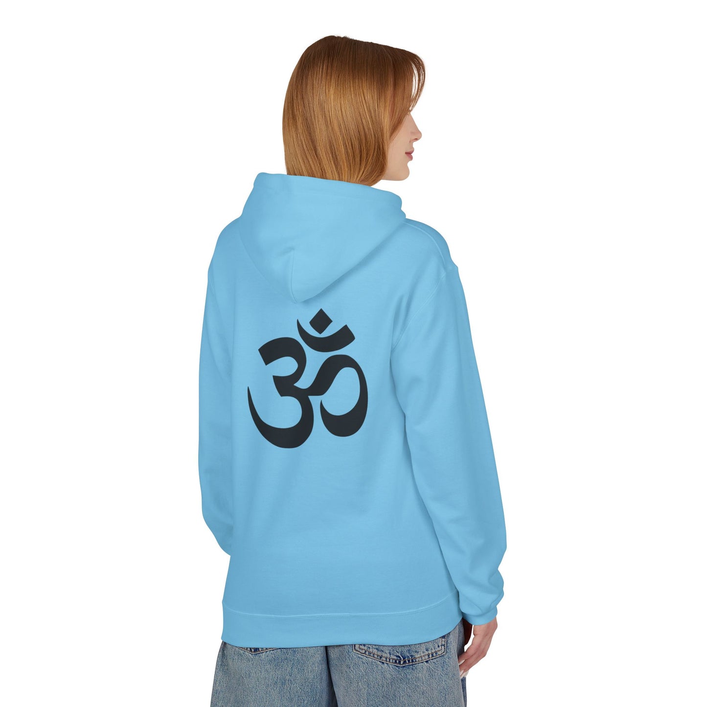 Peace/Om Unisex Midweight Softstyle Fleece Hoodie