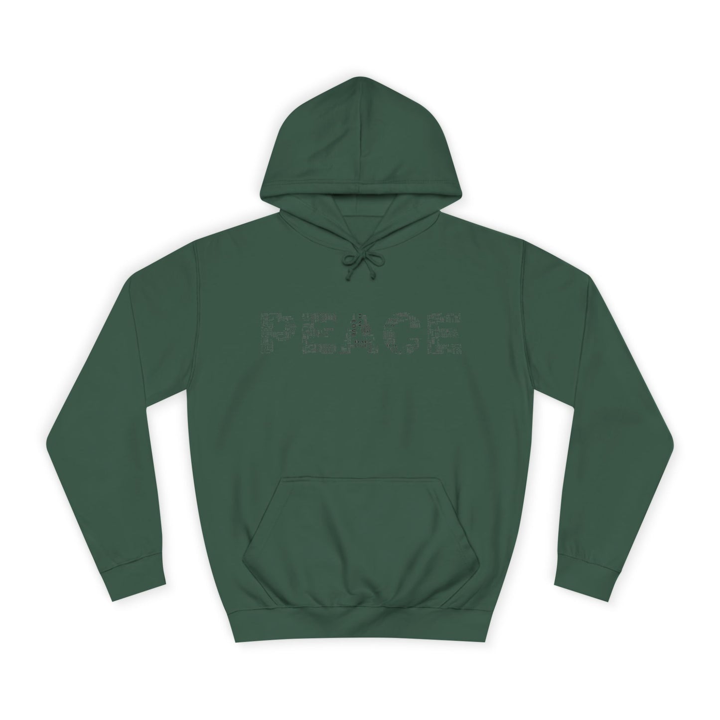 Peace Unisex College Hoodie