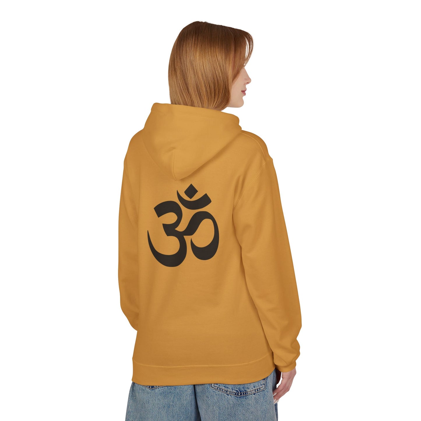 Peace/Om Unisex Midweight Softstyle Fleece Hoodie