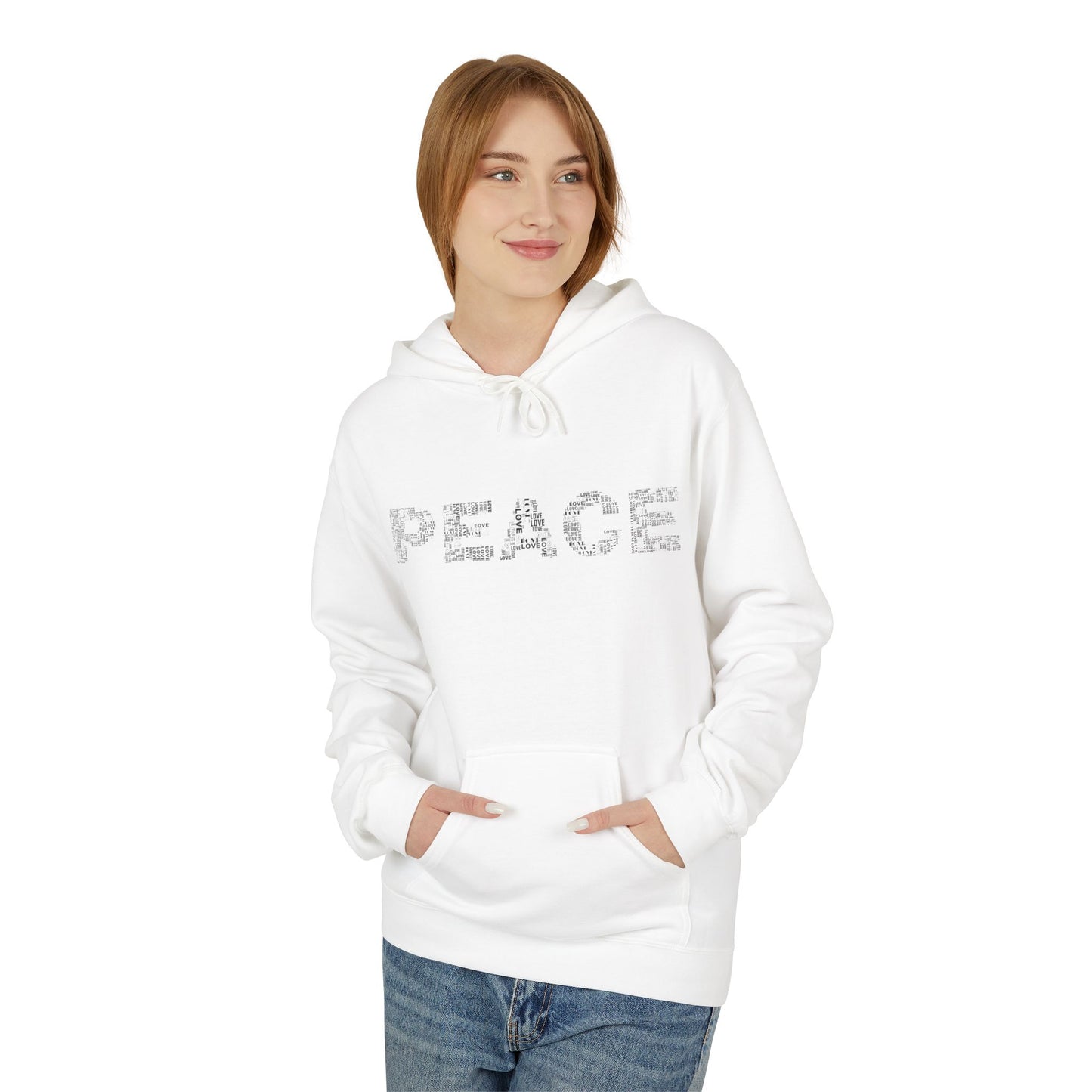 Peace/OmUnisex Midweight Softstyle Fleece Hoodie
