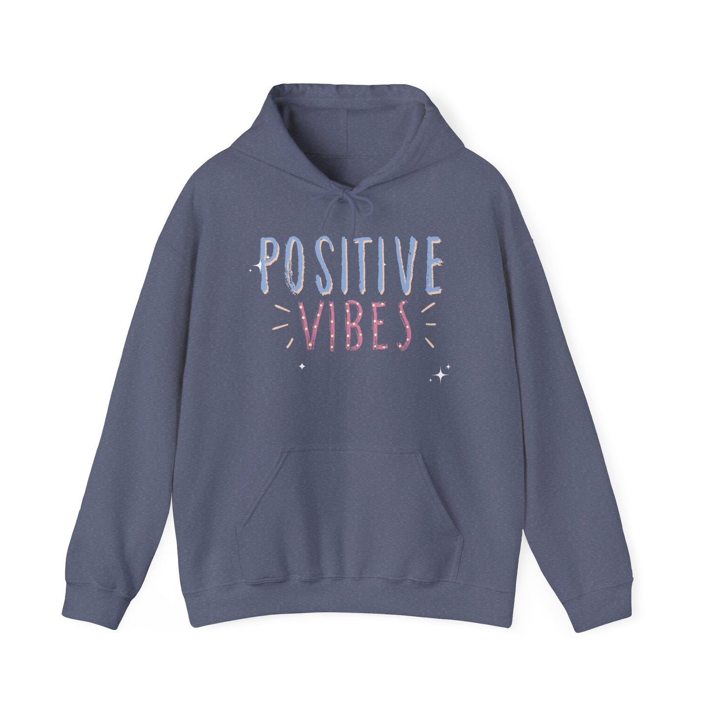 Positive Vibes Unisex Hooded Sweatshirt