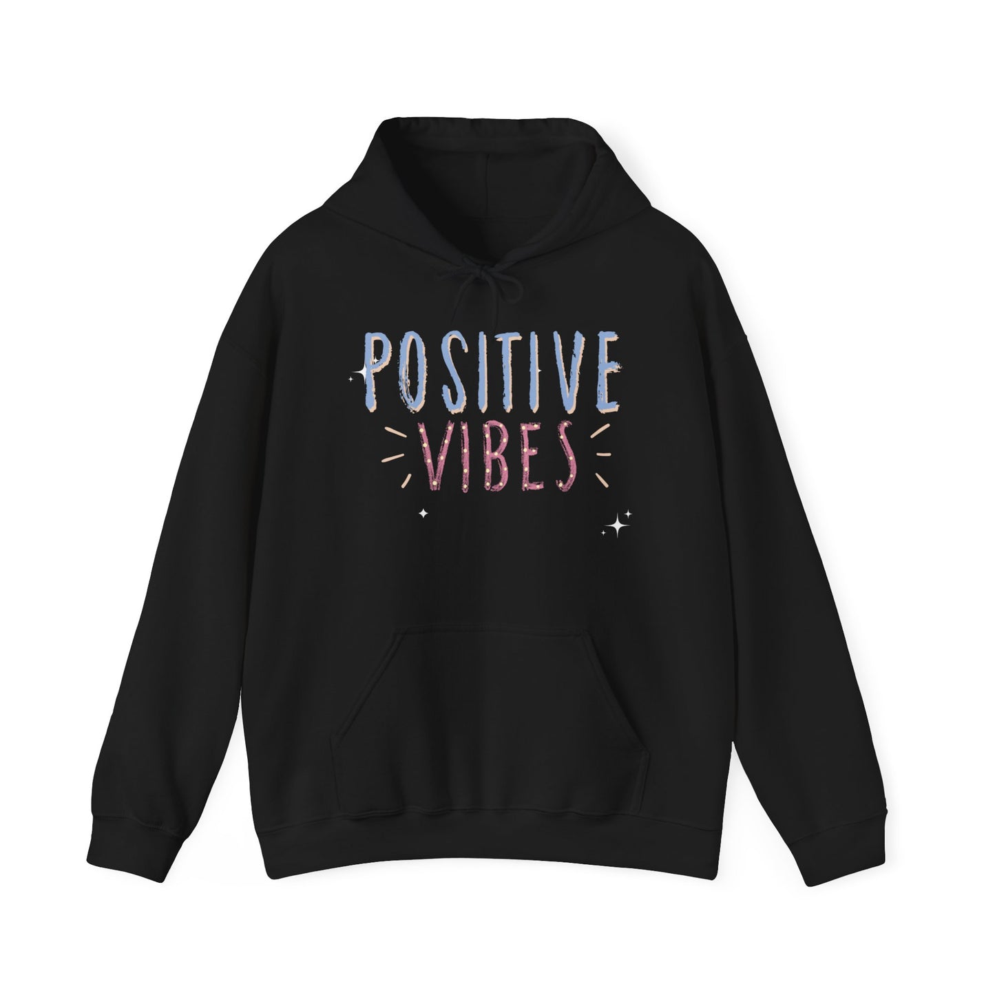 Positive Vibes Unisex Hooded Sweatshirt