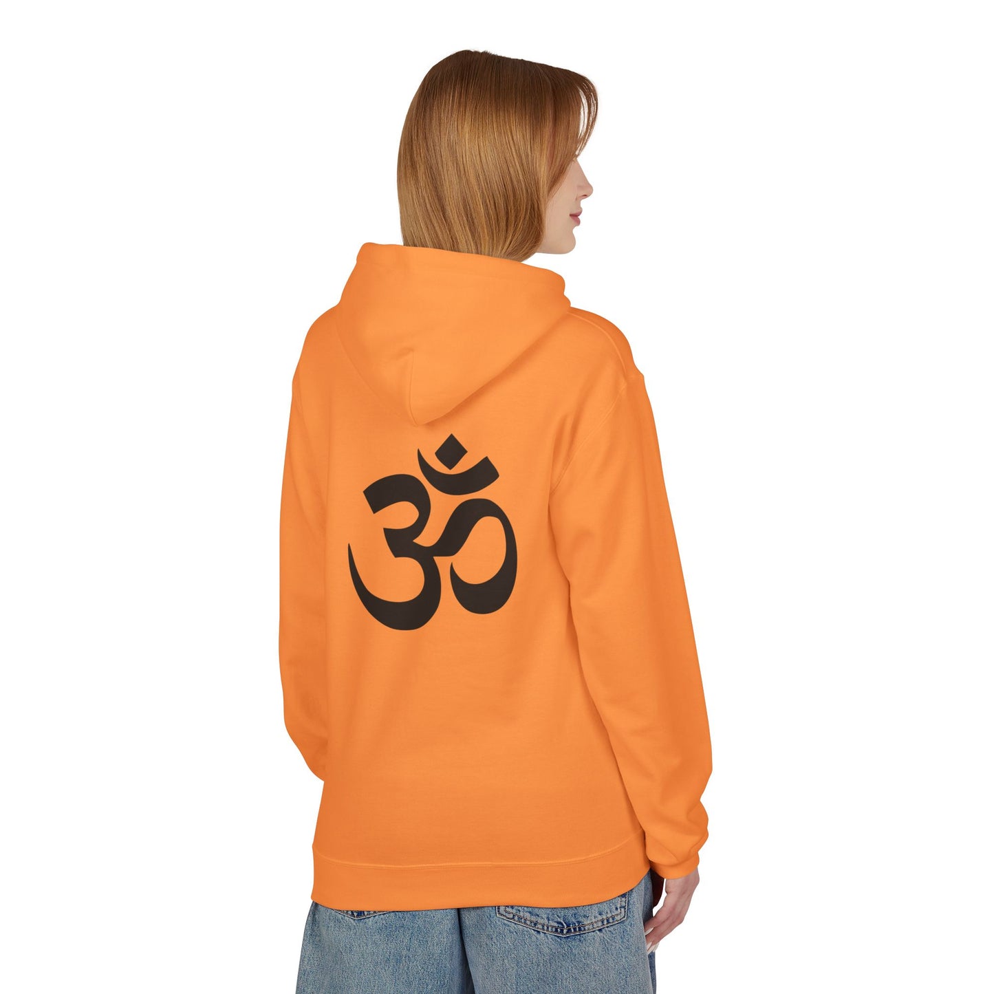 Peace/Om Unisex Midweight Softstyle Fleece Hoodie