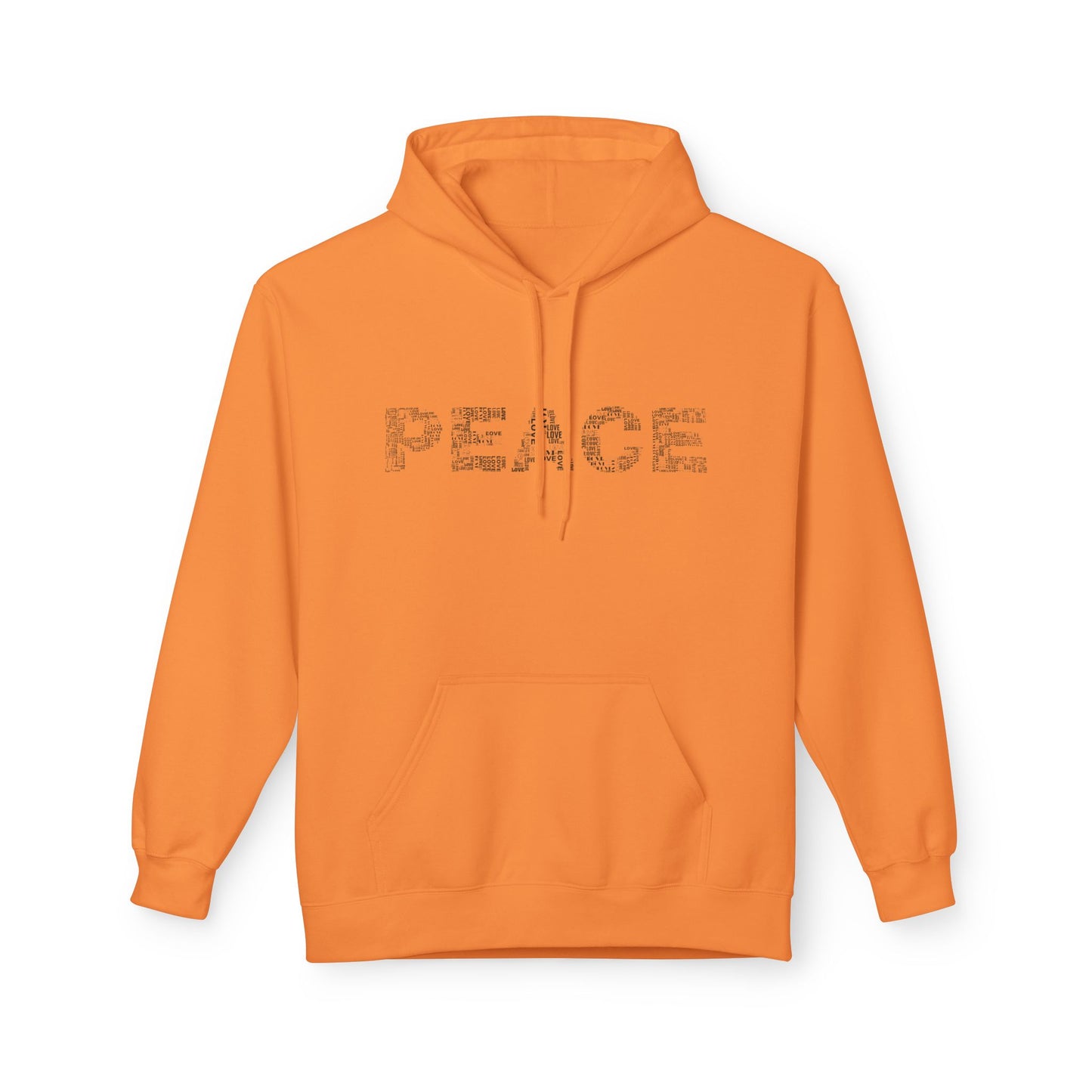 Peace/Om Unisex Midweight Softstyle Fleece Hoodie
