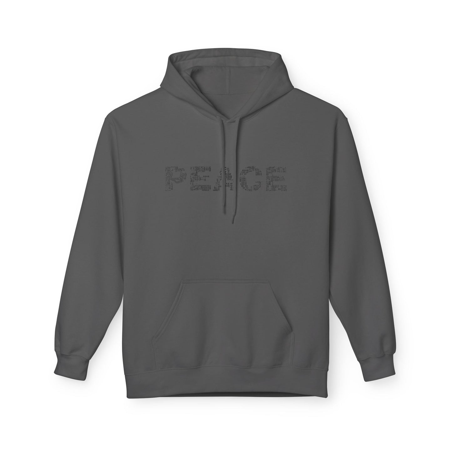 Peace/Om Unisex Midweight Softstyle Fleece Hoodie