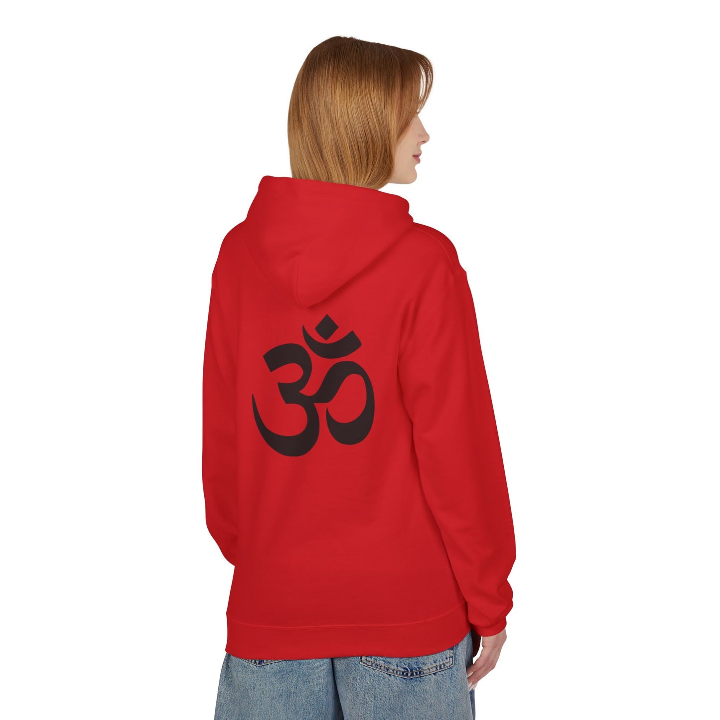 Peace/Om Unisex Midweight Softstyle Fleece Hoodie