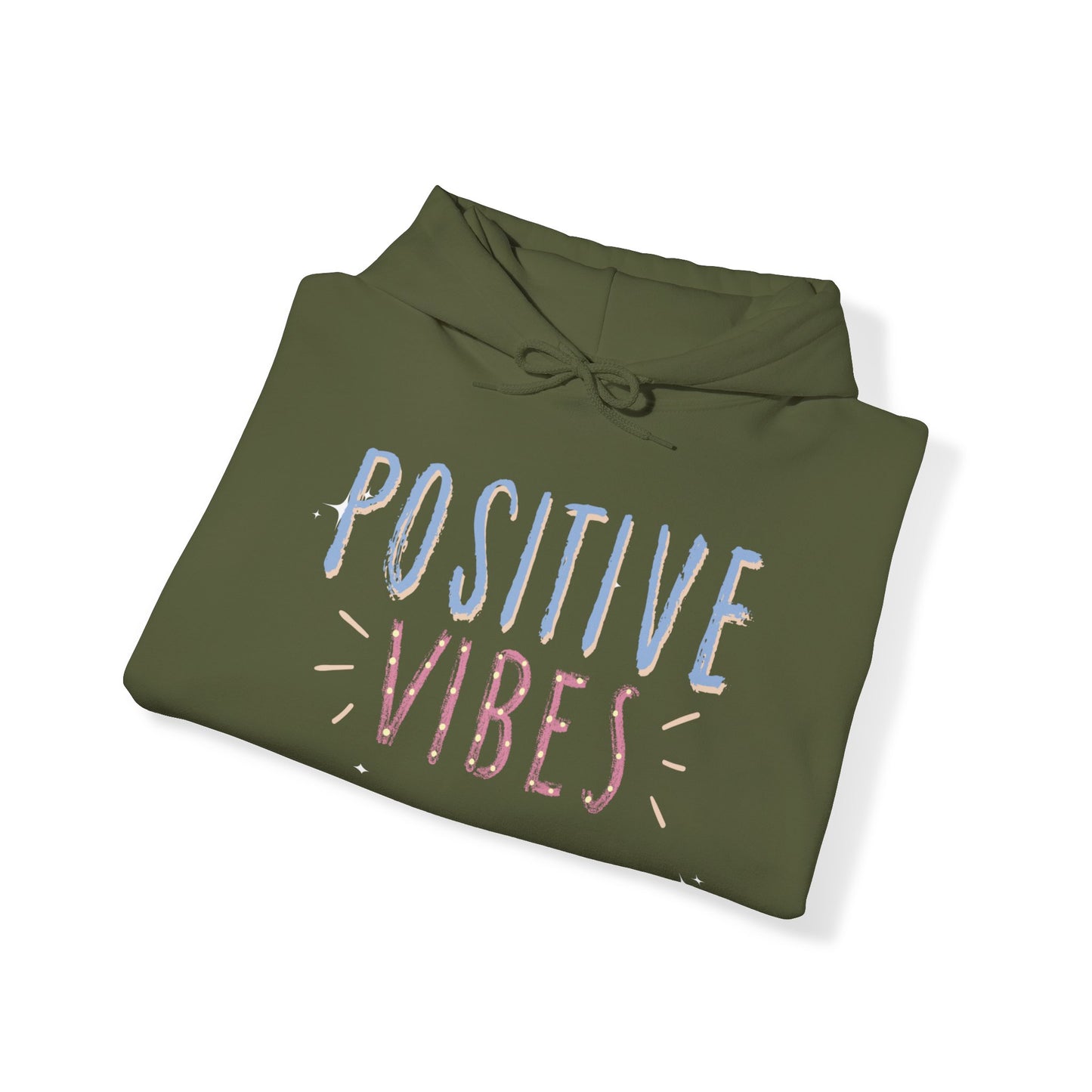 Positive Vibes Unisex Hooded Sweatshirt