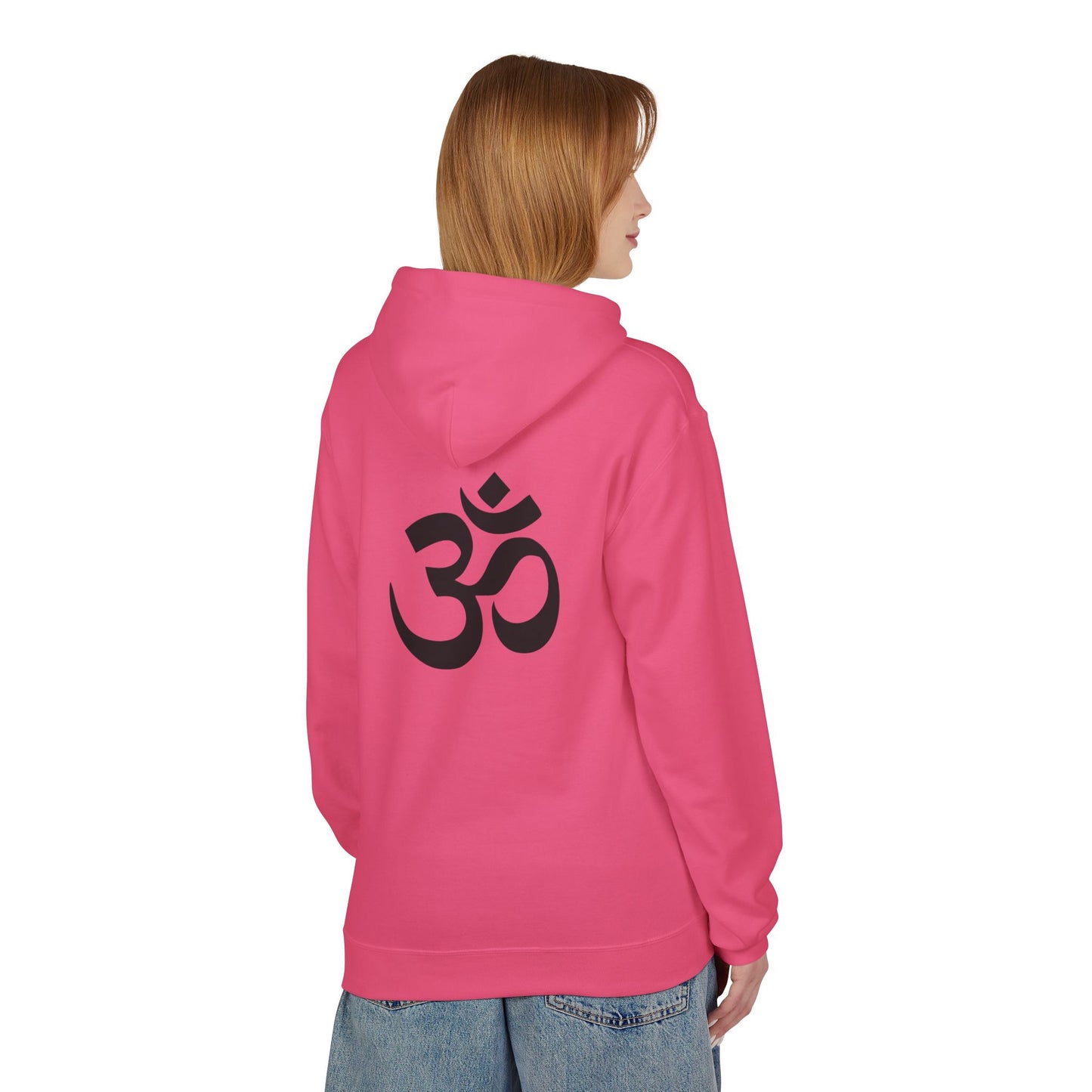 Peace/Om Unisex Midweight Softstyle Fleece Hoodie