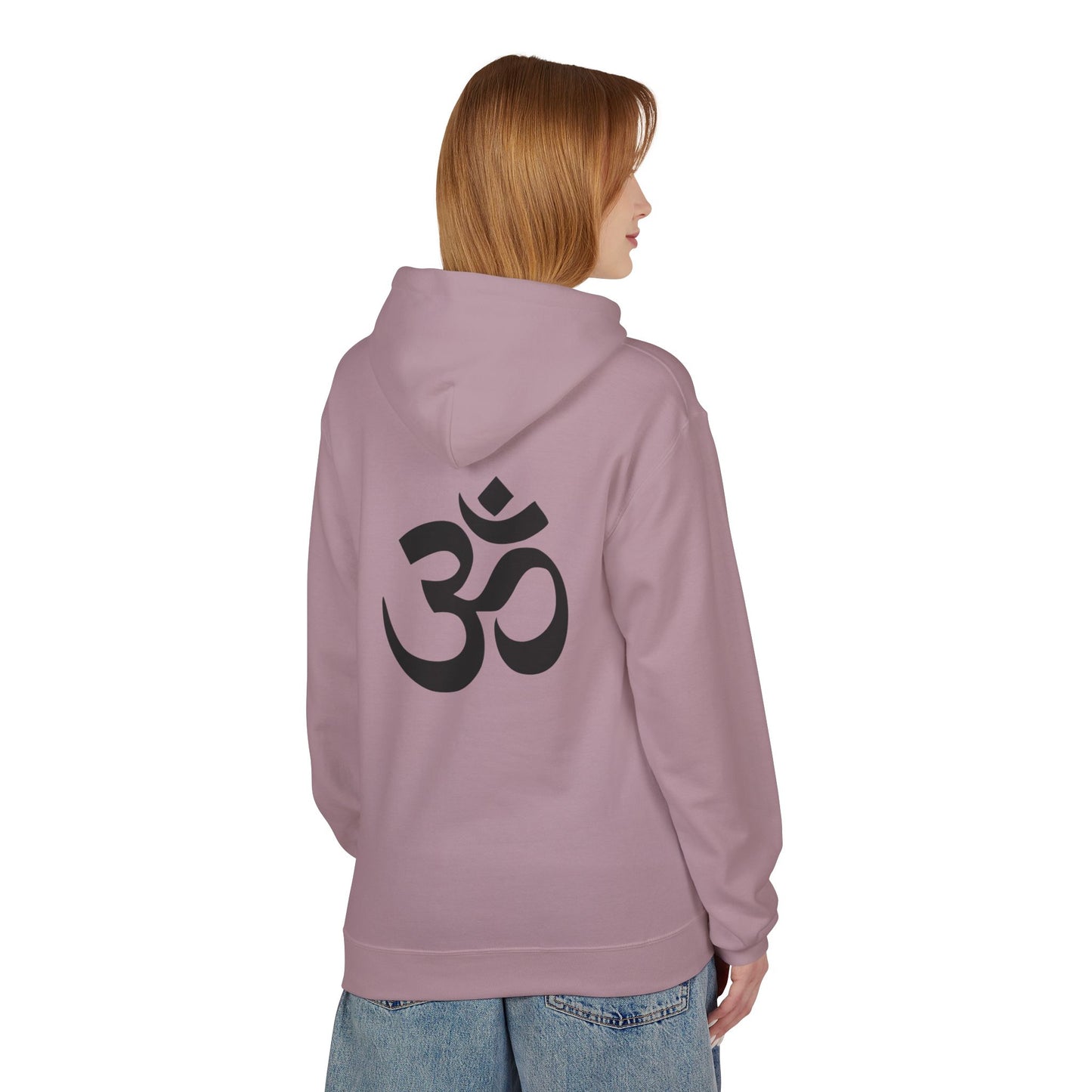 Peace/Om Unisex Midweight Softstyle Fleece Hoodie
