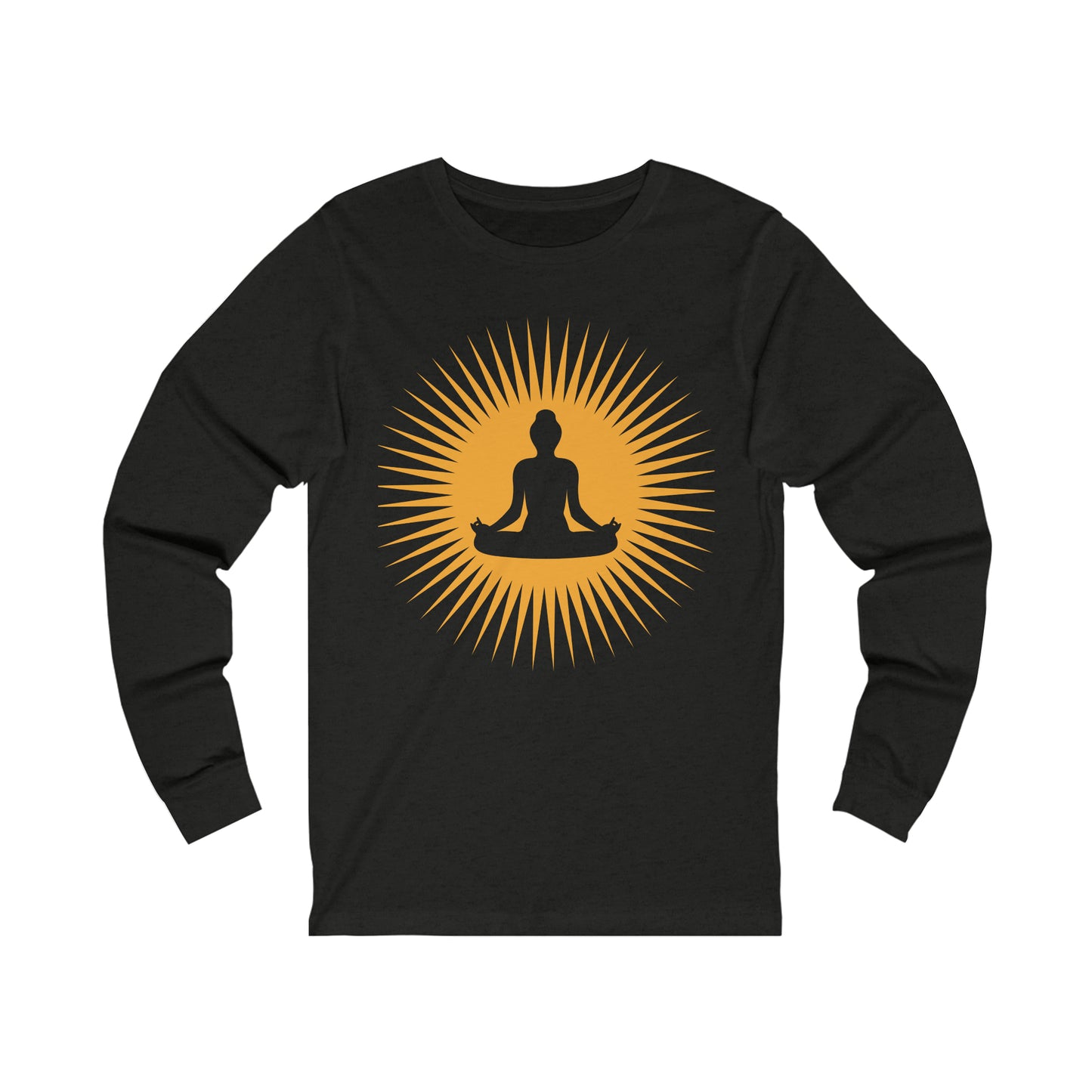 Illuminating Buddha Unisex Jersey Long Sleeve Tee