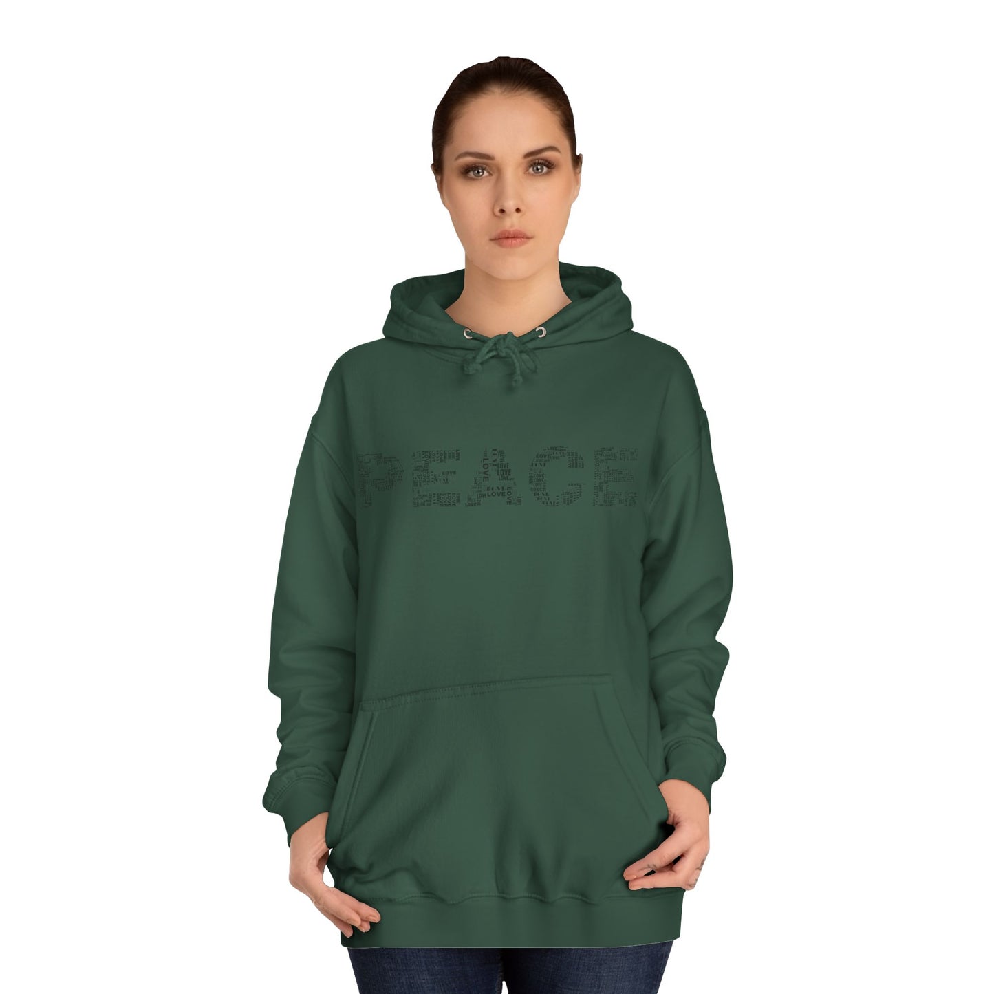 Peace Unisex College Hoodie