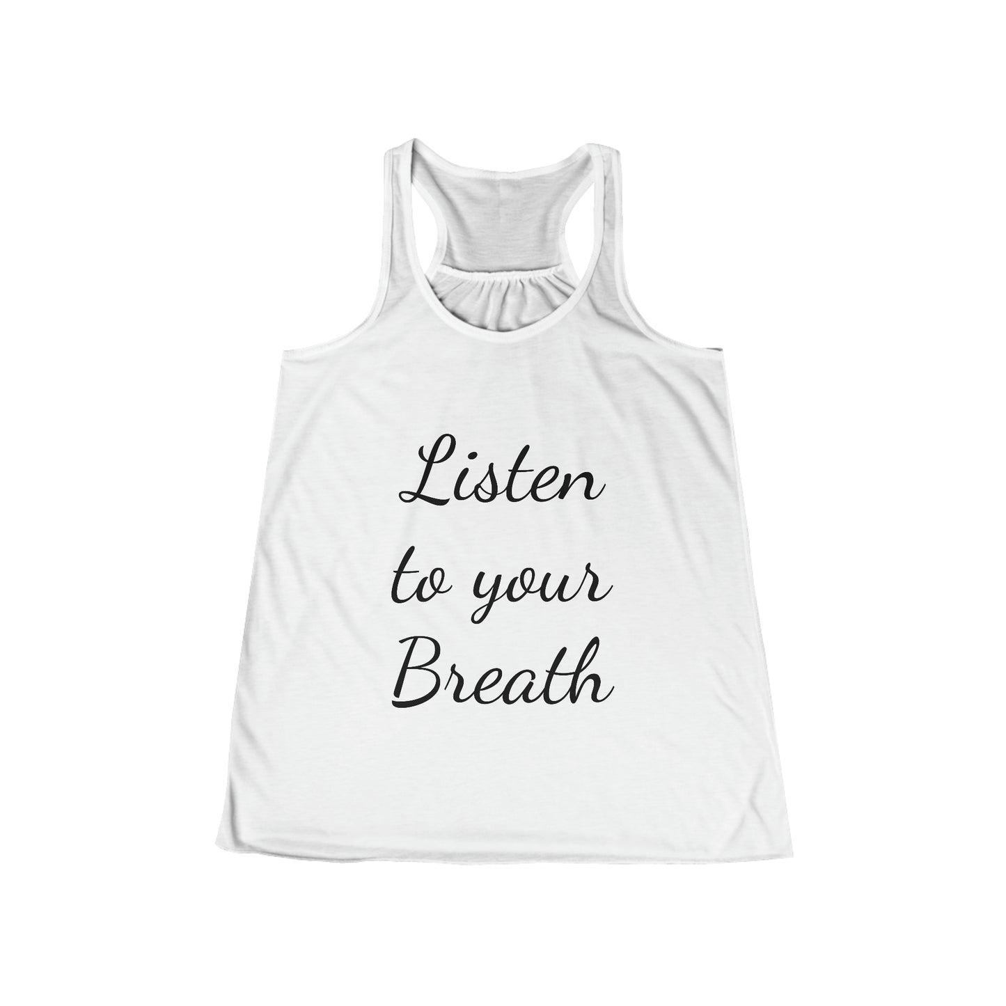 Listen to your Breath Racerback Tank