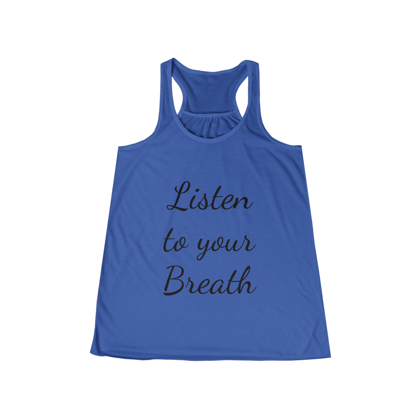 Listen to your Breath Racerback Tank