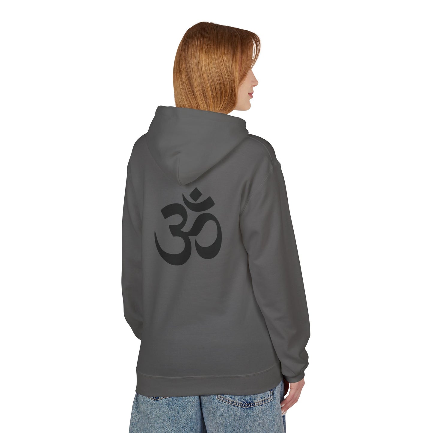 Peace/Om Unisex Midweight Softstyle Fleece Hoodie