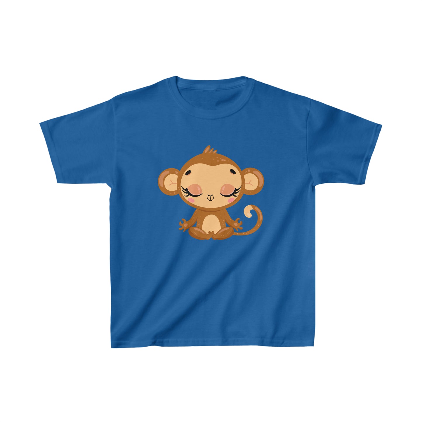 Baby Monkey Yoga Kids Heavy Cotton Tee
