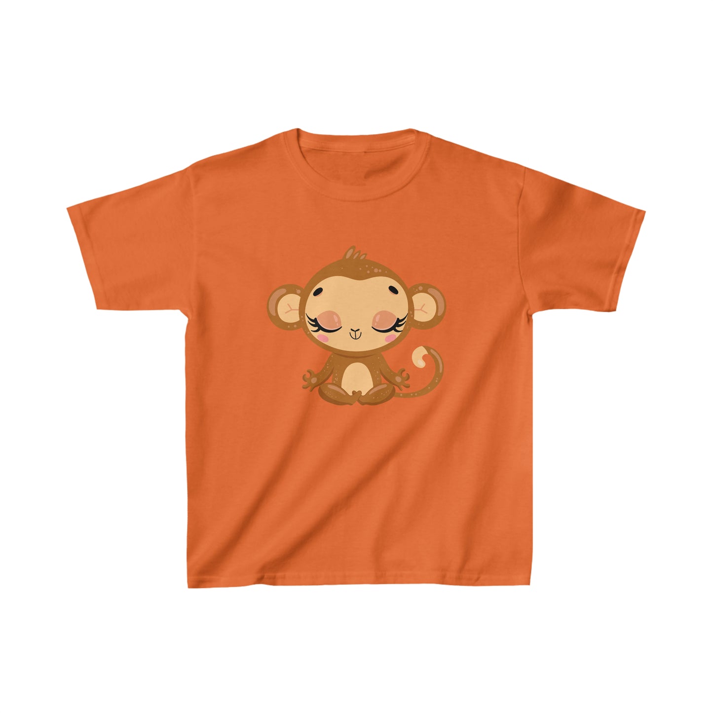 Baby Monkey Yoga Kids Heavy Cotton Tee