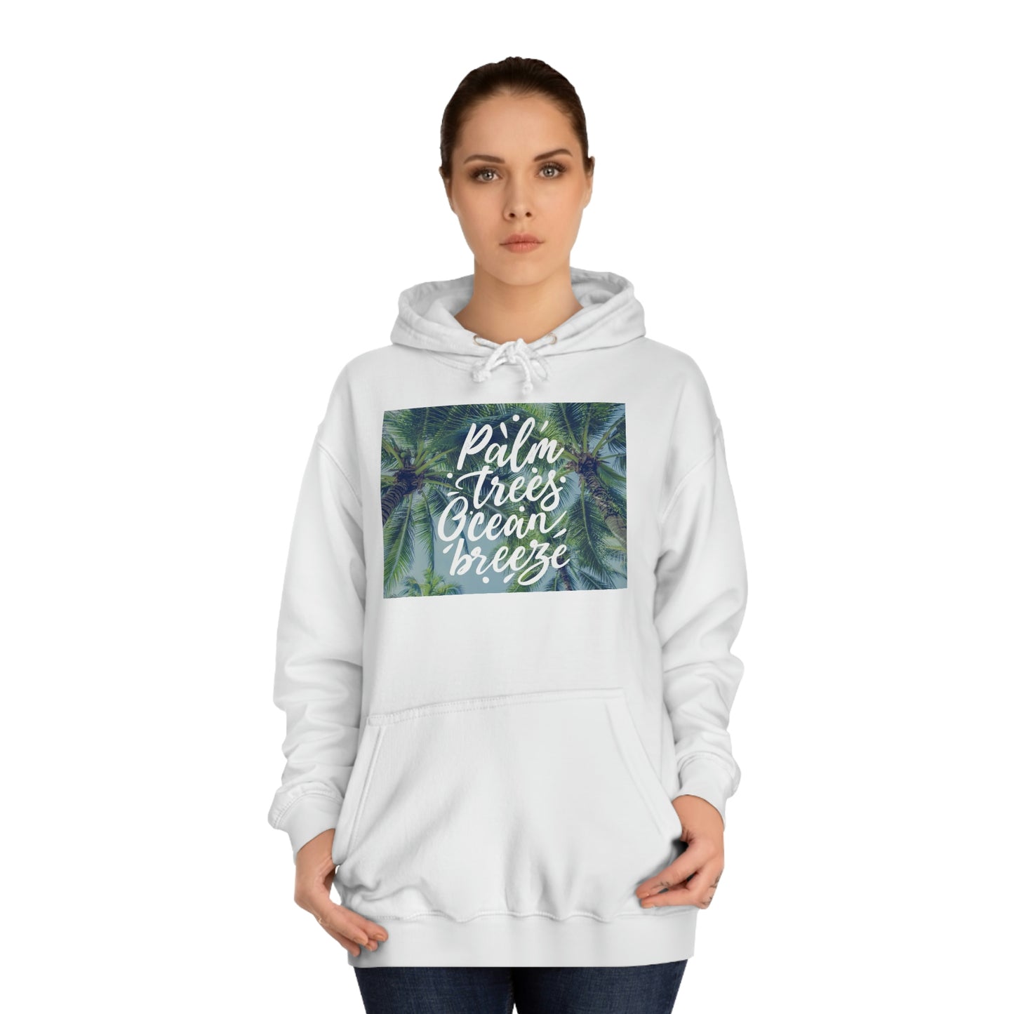 Palm Trees and Ocean Breeze Unisex Hoodie