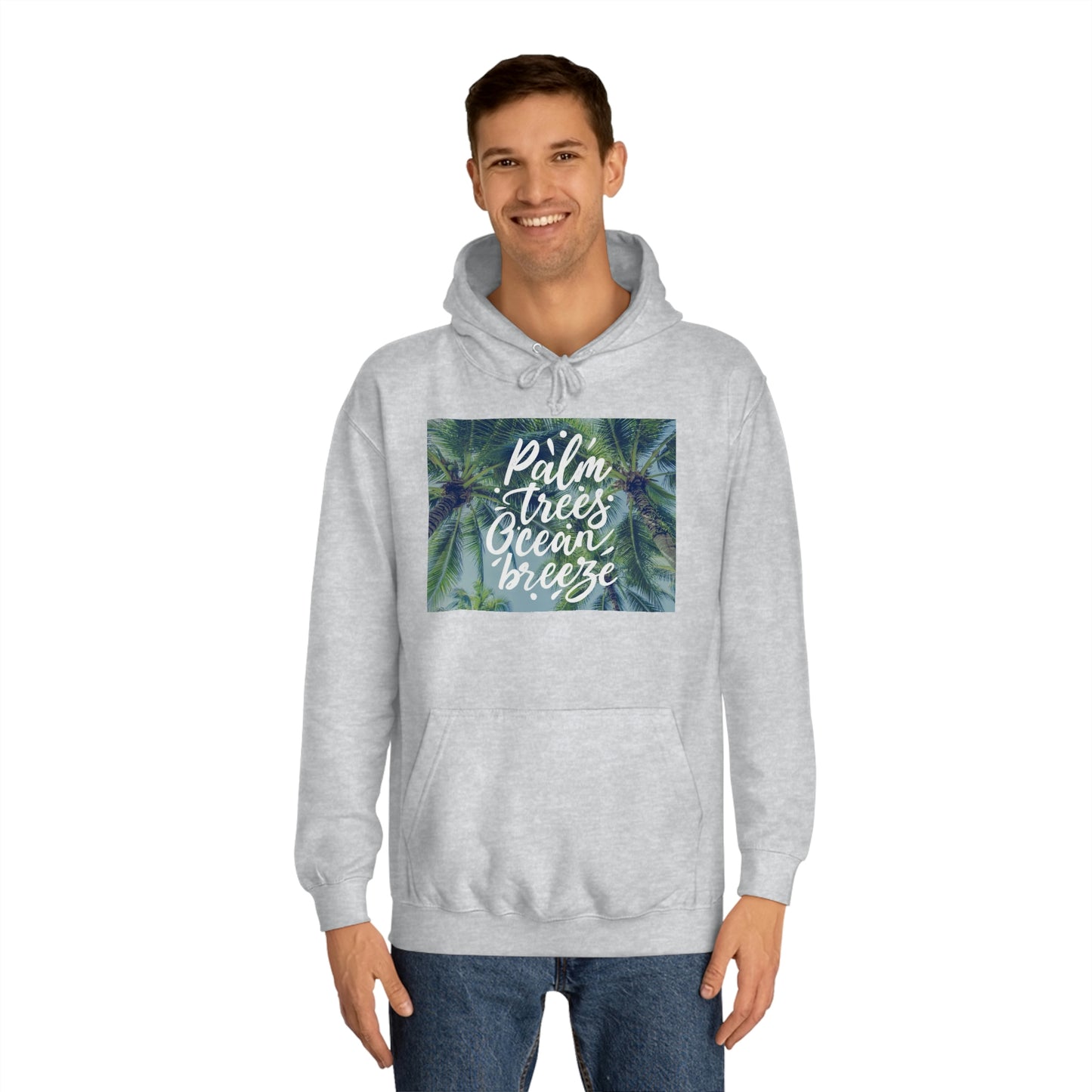 Palm Trees and Ocean Breeze Unisex Hoodie