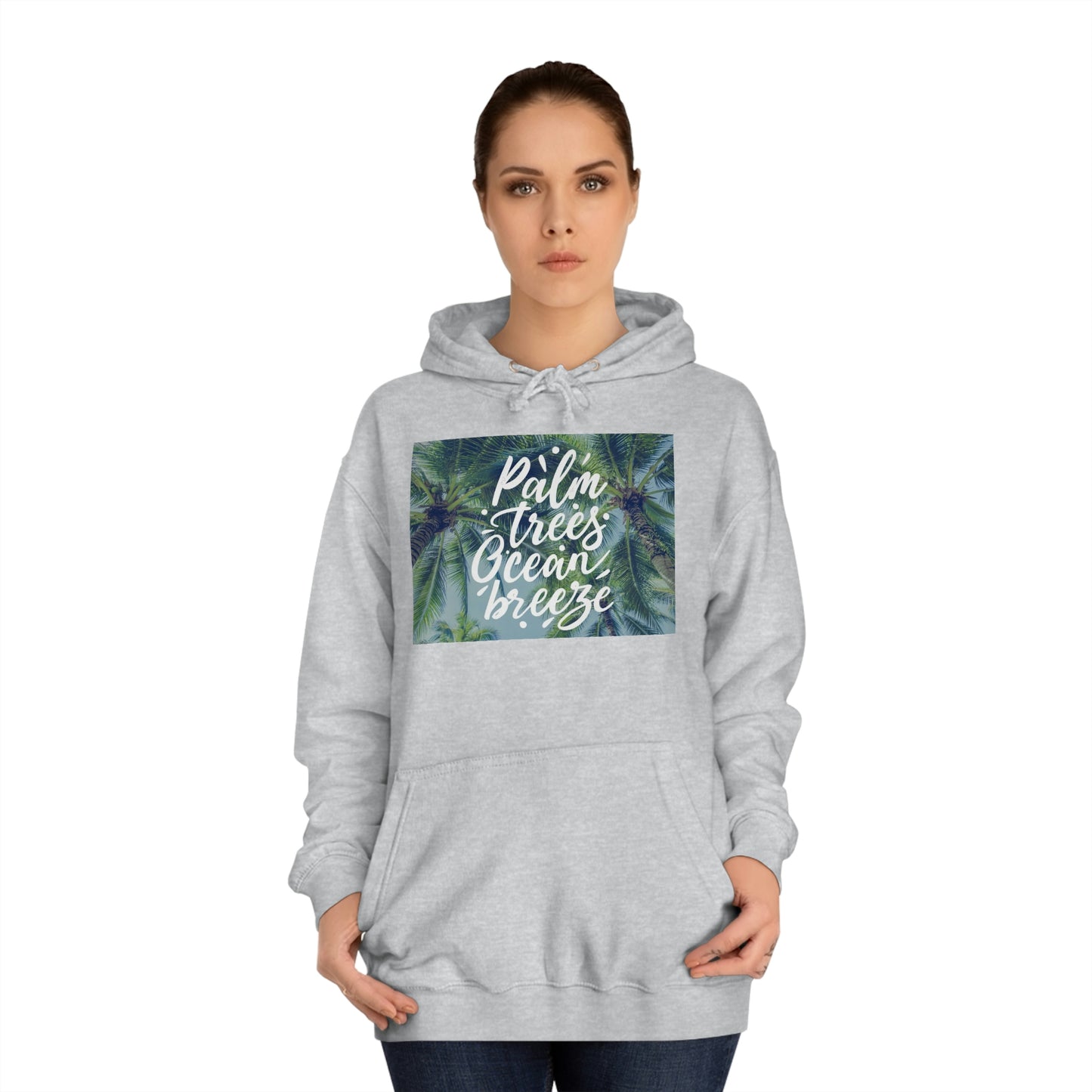 Palm Trees and Ocean Breeze Unisex Hoodie
