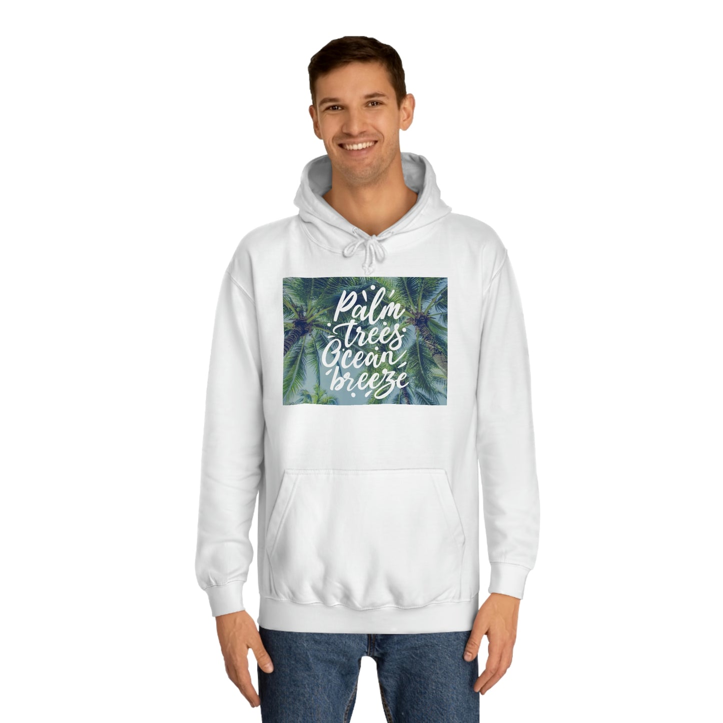 Palm Trees and Ocean Breeze Unisex Hoodie