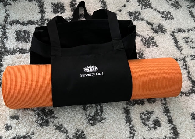 Canvas Yoga Mat/Beach Bag