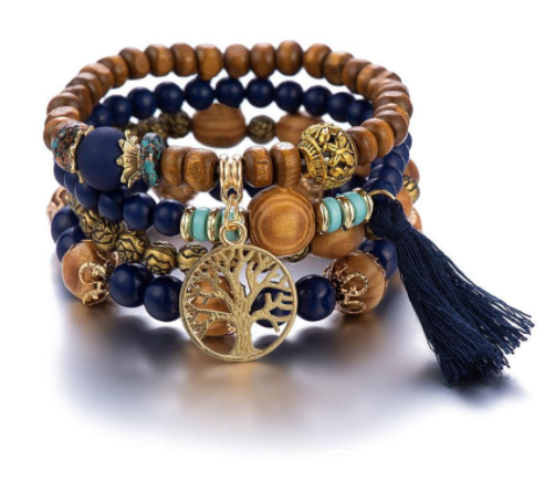 Bohemia Beaded Tree Of Life Bracelet