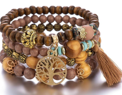 Bohemia Beaded Tree Of Life Bracelet