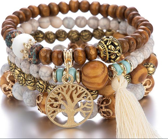 Bohemia Beaded Tree Of Life Bracelet
