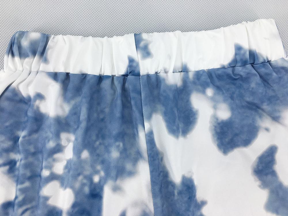 Tie Dyed Two Piece Silky Set