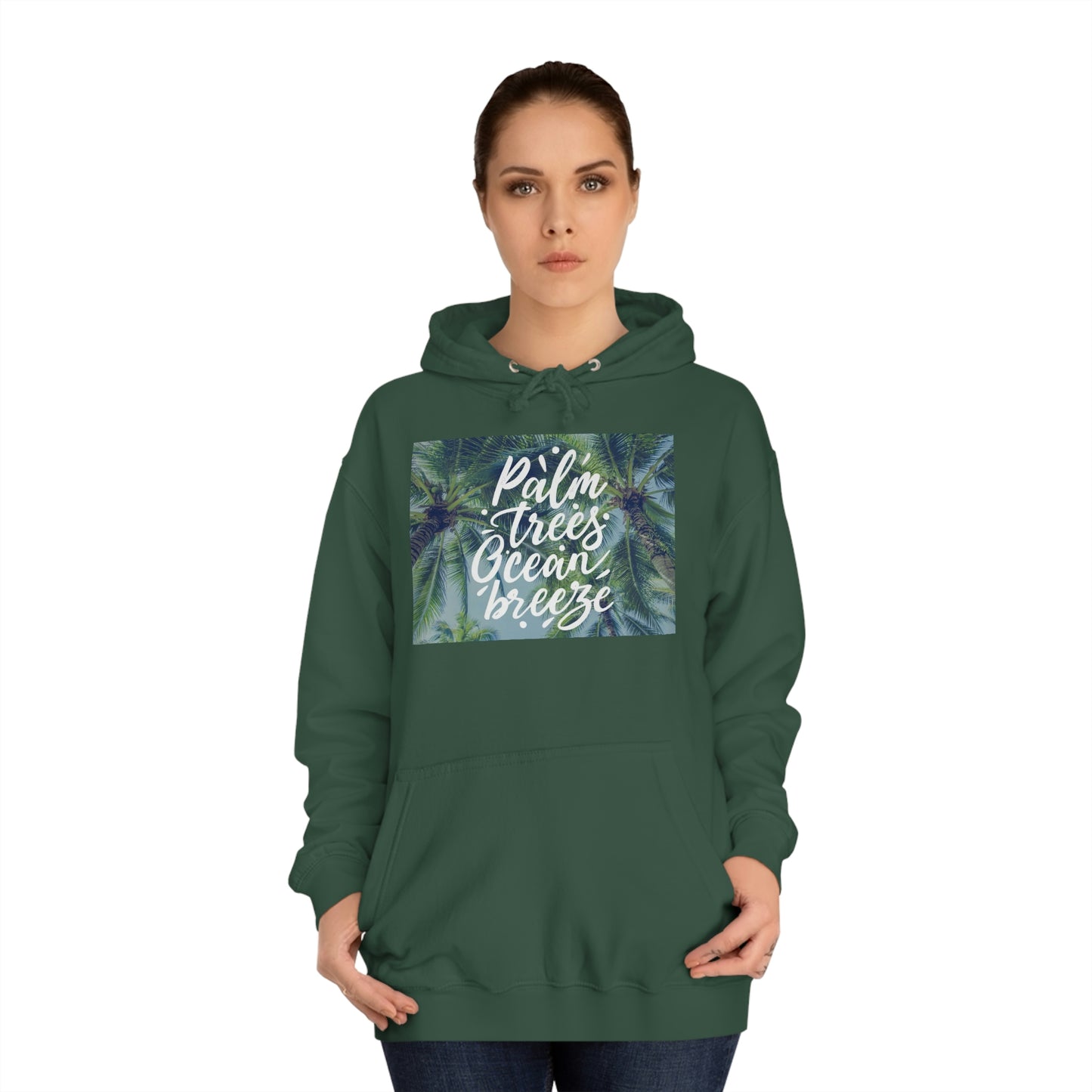 Palm Trees and Ocean Breeze Unisex Hoodie