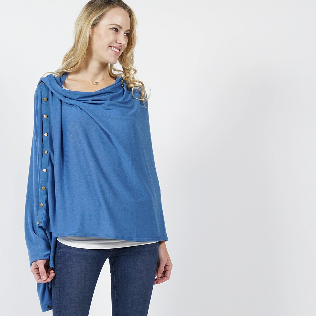 The snap scarf/shawl