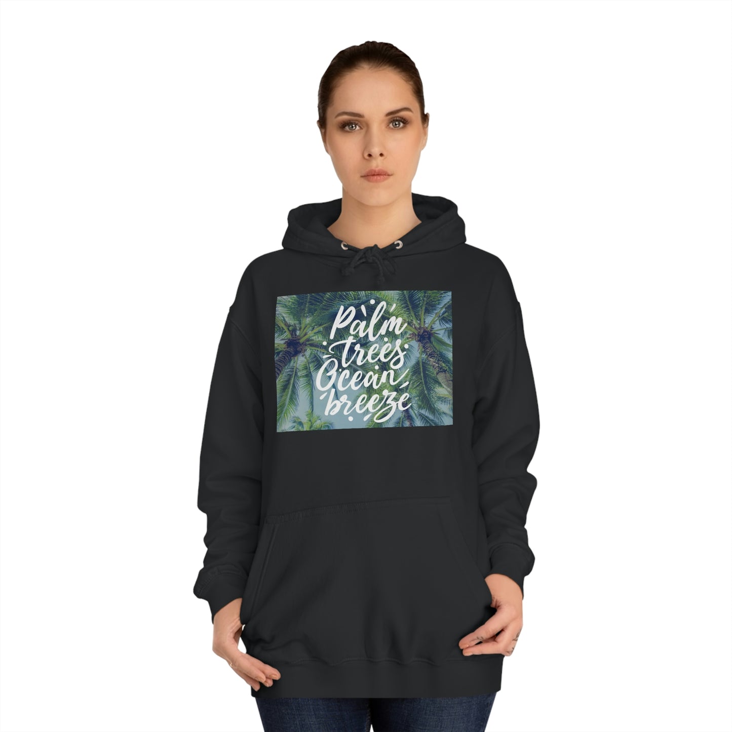 Palm Trees and Ocean Breeze Unisex Hoodie