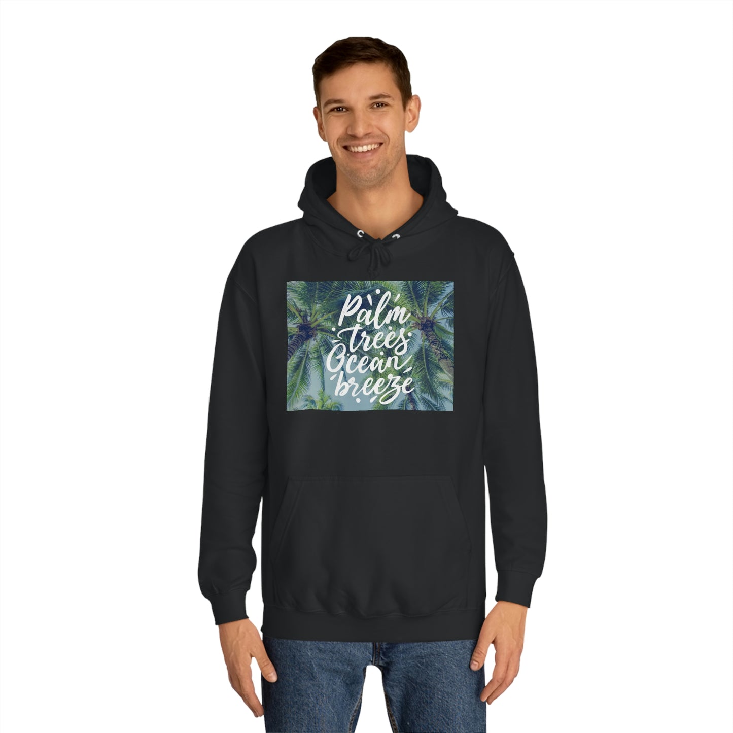 Palm Trees and Ocean Breeze Unisex Hoodie