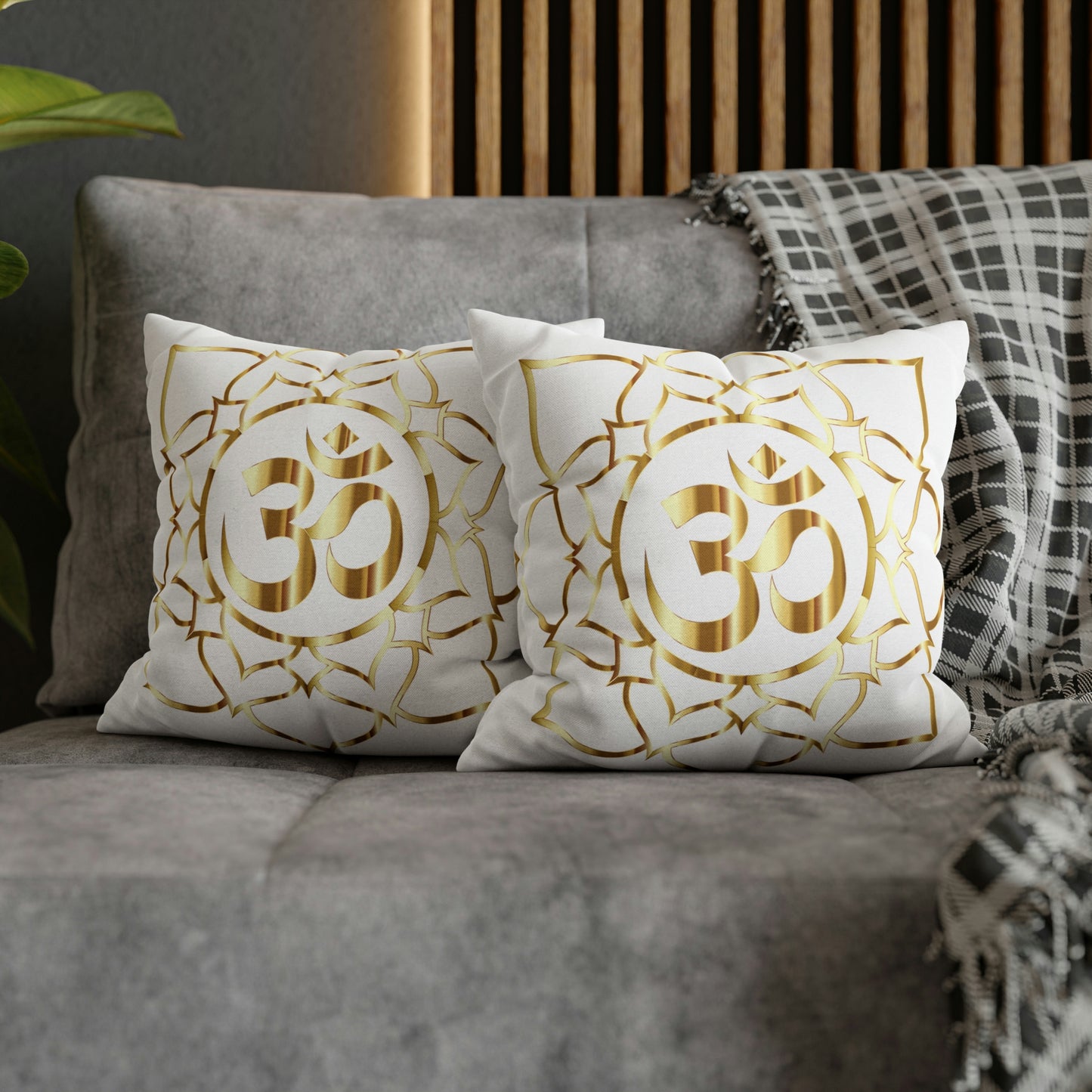 Om Mandala Square Pillow Case