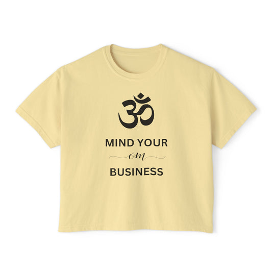 Mind Your OM Business Boxy Tee