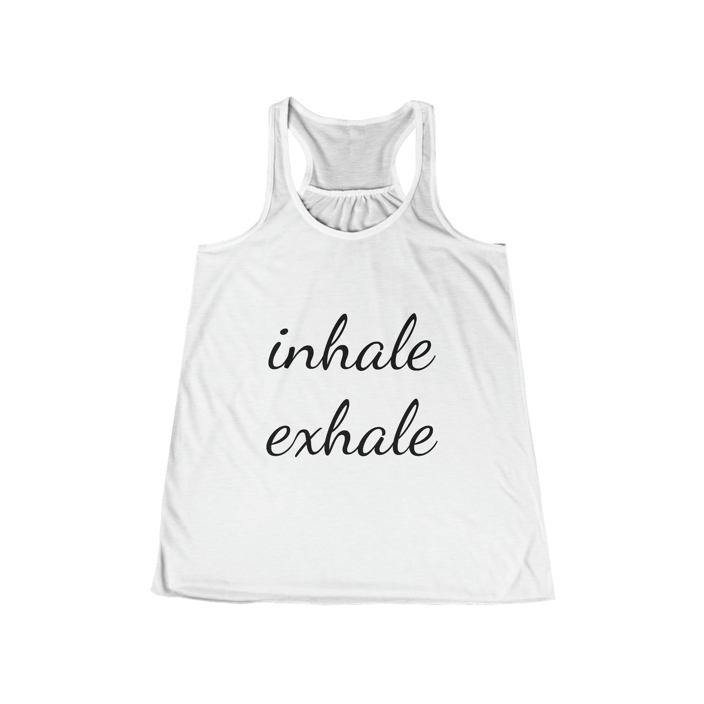 Inhale/Exhale  Flowy Racerback Tank